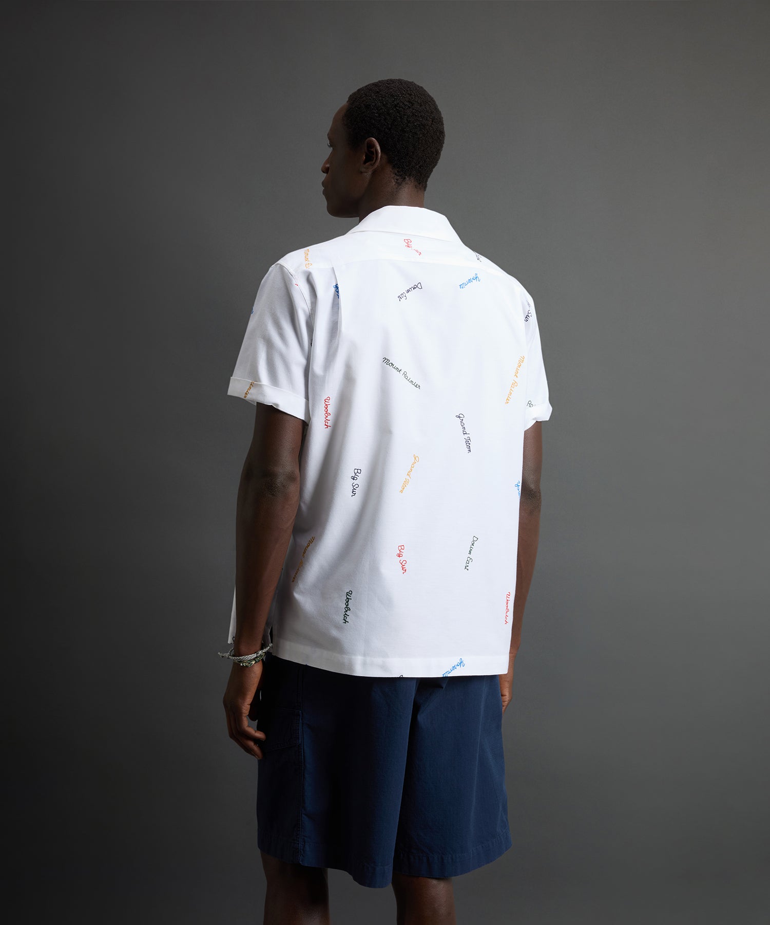 Todd Snyder x Woolrich Embroidered Camp Collar Shirt - Image 4