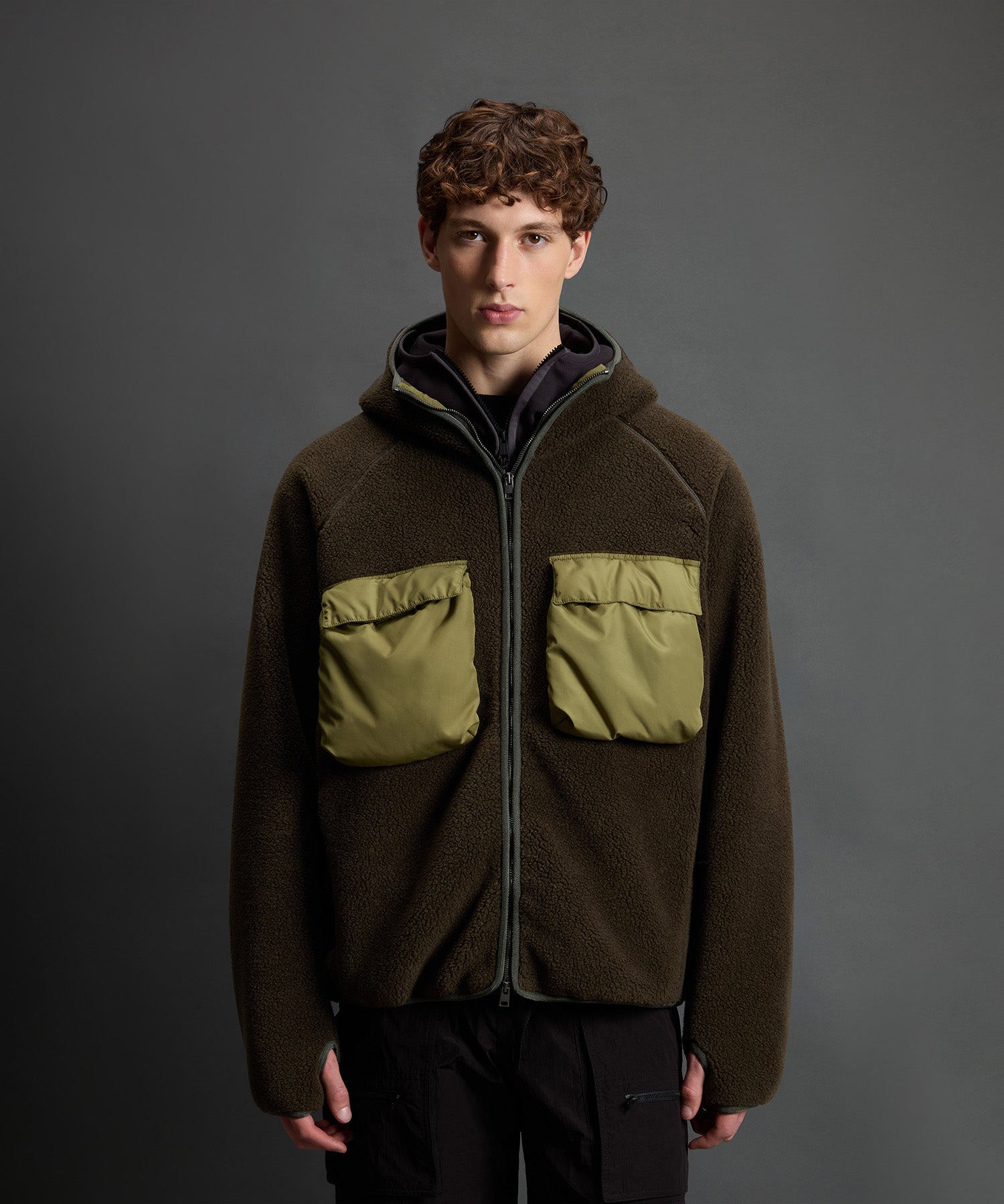 Todd Snyder x Woolrich Sherpa Fleece Quilted Full-Zip Jacket - Image 2