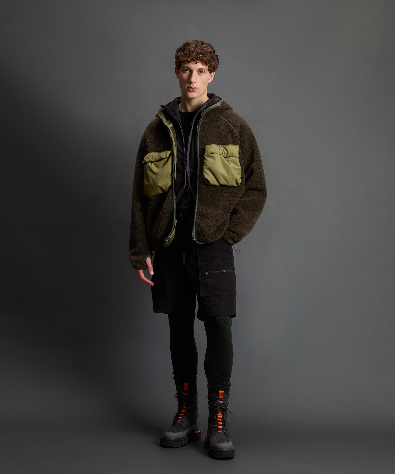 Todd Snyder x Woolrich Sherpa Fleece Quilted Full-Zip Jacket - Image 3
