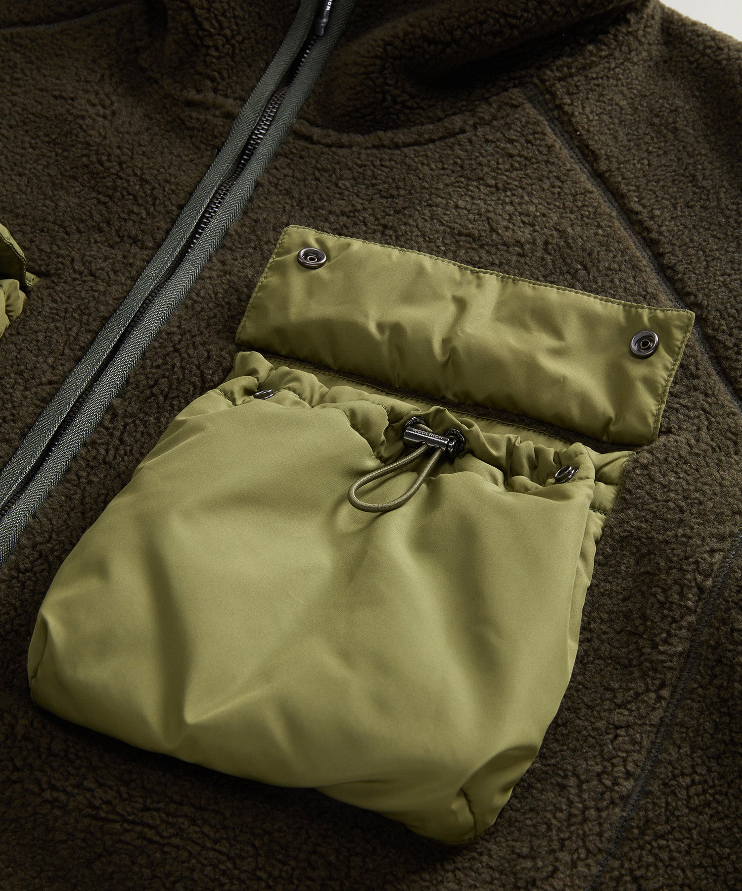 Todd Snyder x Woolrich Sherpa Fleece Quilted Full-Zip Jacket - Image 8