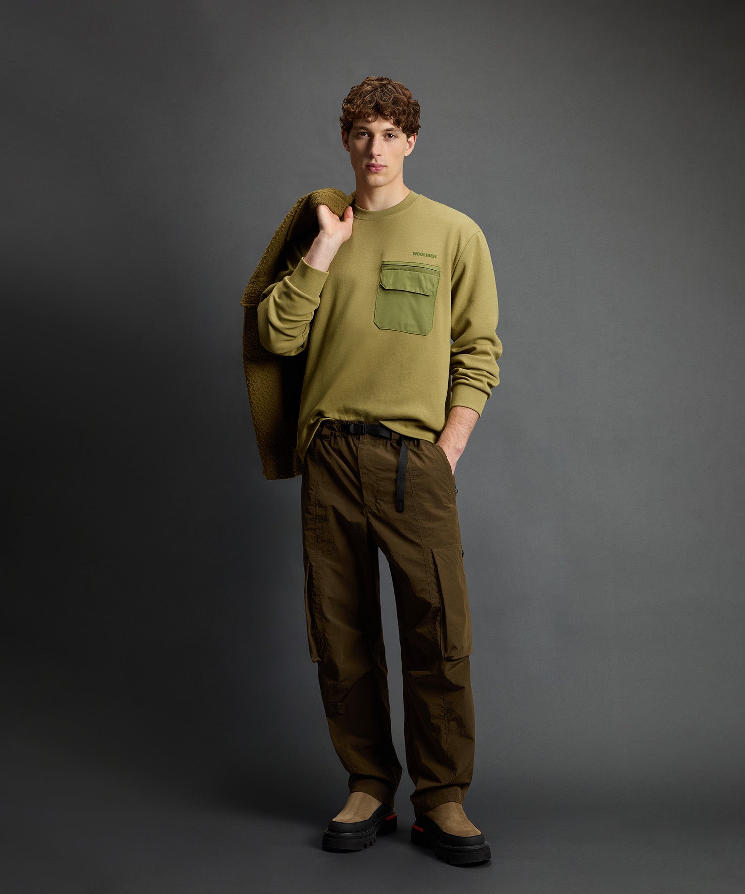 Todd Snyder x Woolrich Tech Fleece Crewneck - Image 3