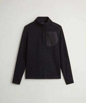 Todd Snyder x Woolrich Tech Wool Quarter-Zip Sweater
