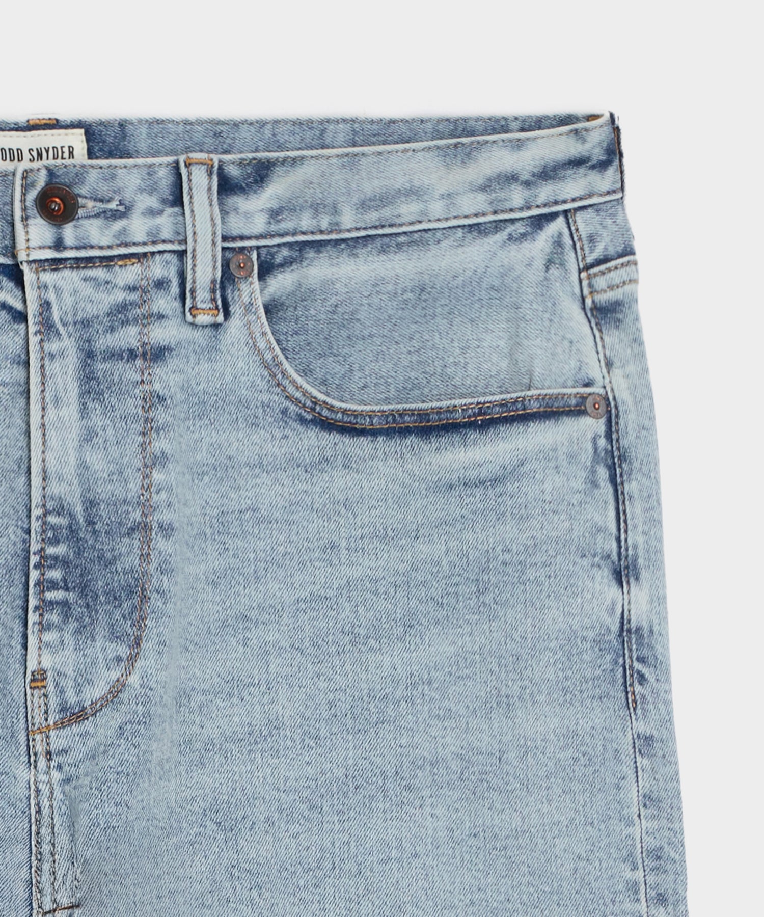 High-Rise Slim Stretch Jean In Light Indigo - Image 5