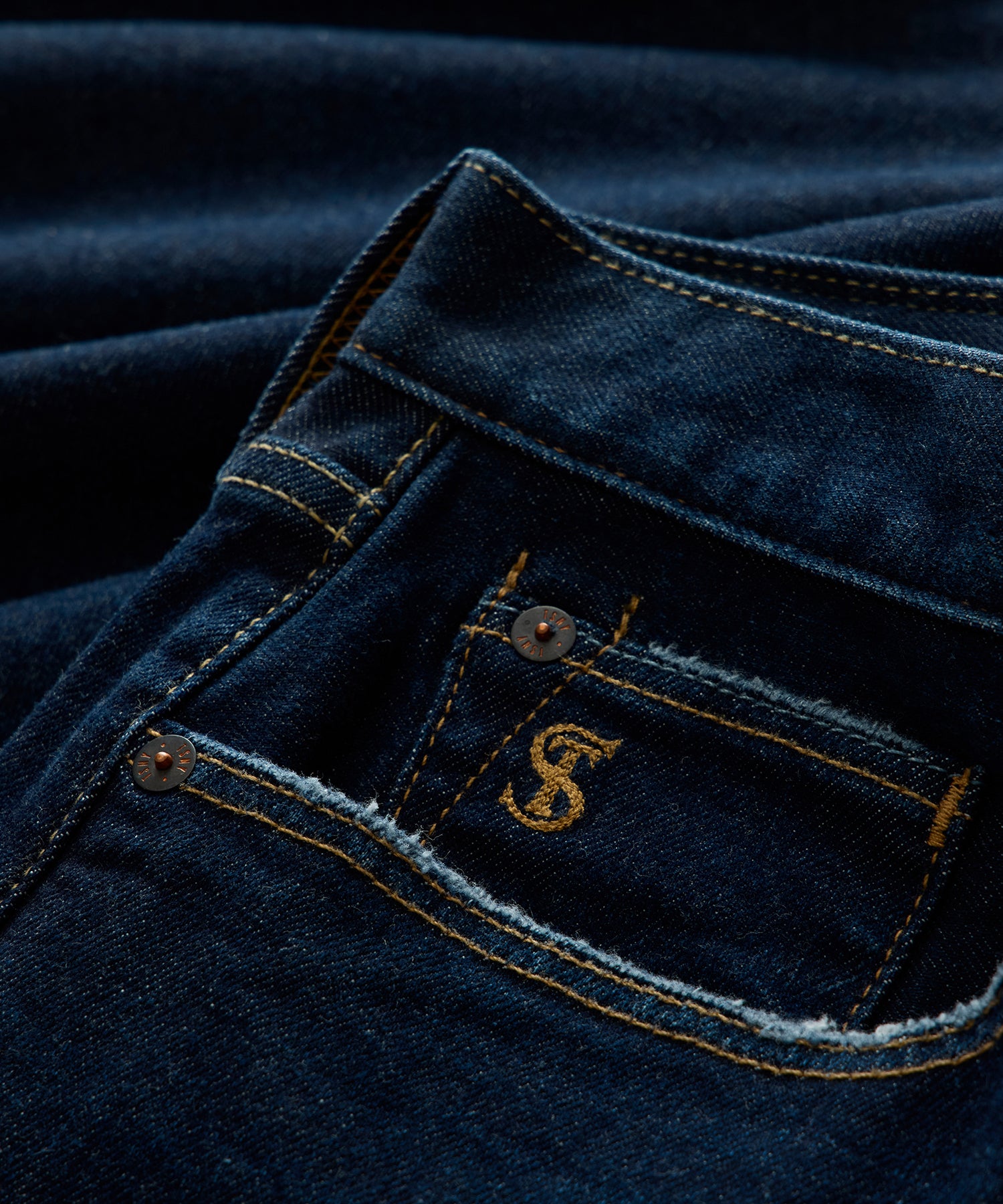 High-Rise Slim Stretch Jean In Dark Indigo - Image 8