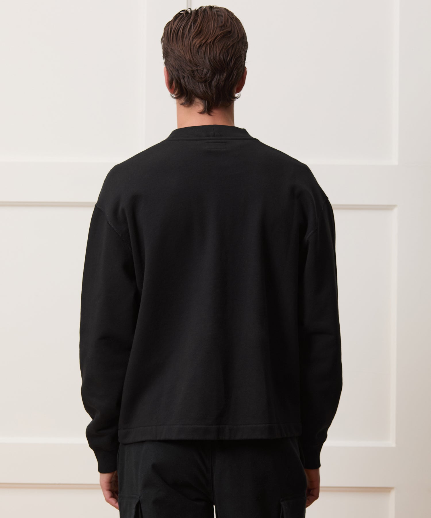 Relaxed Portuguese Terry Cardigan - Image 5