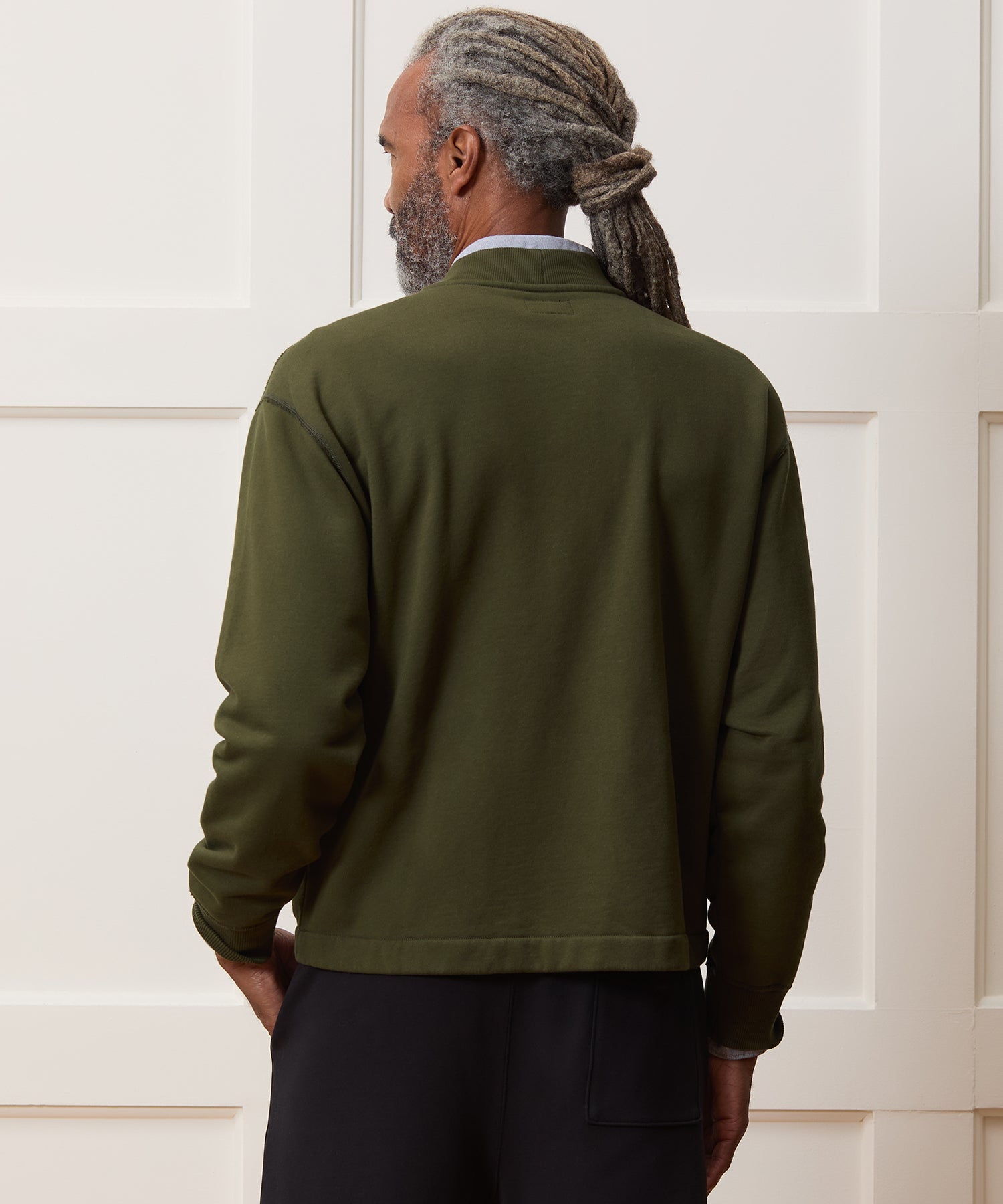 Relaxed Portuguese Terry Cardigan - Image 5