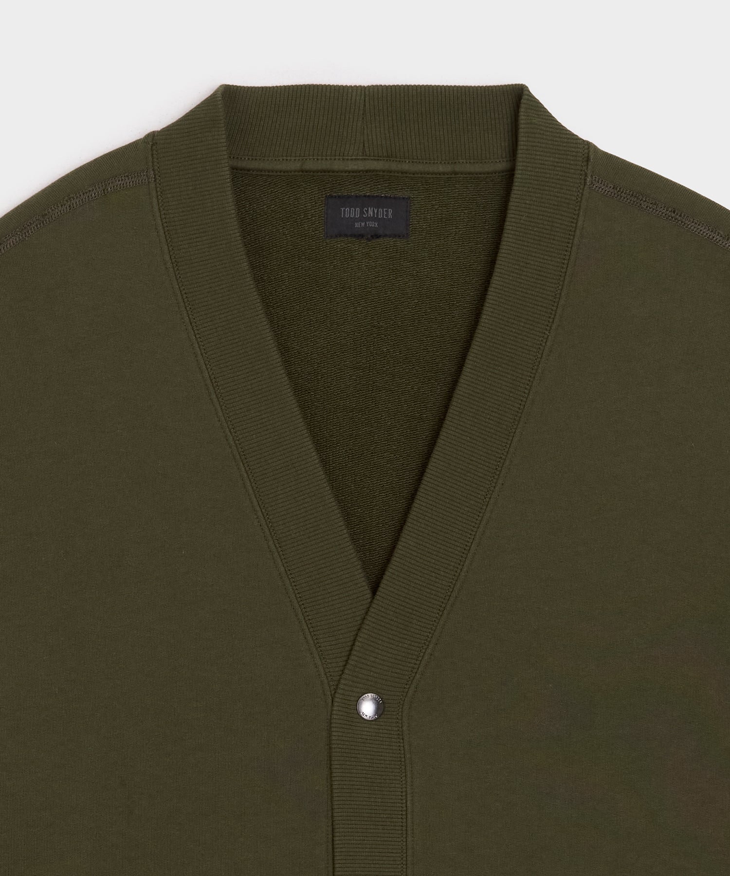 Relaxed Portuguese Terry Cardigan - Image 6