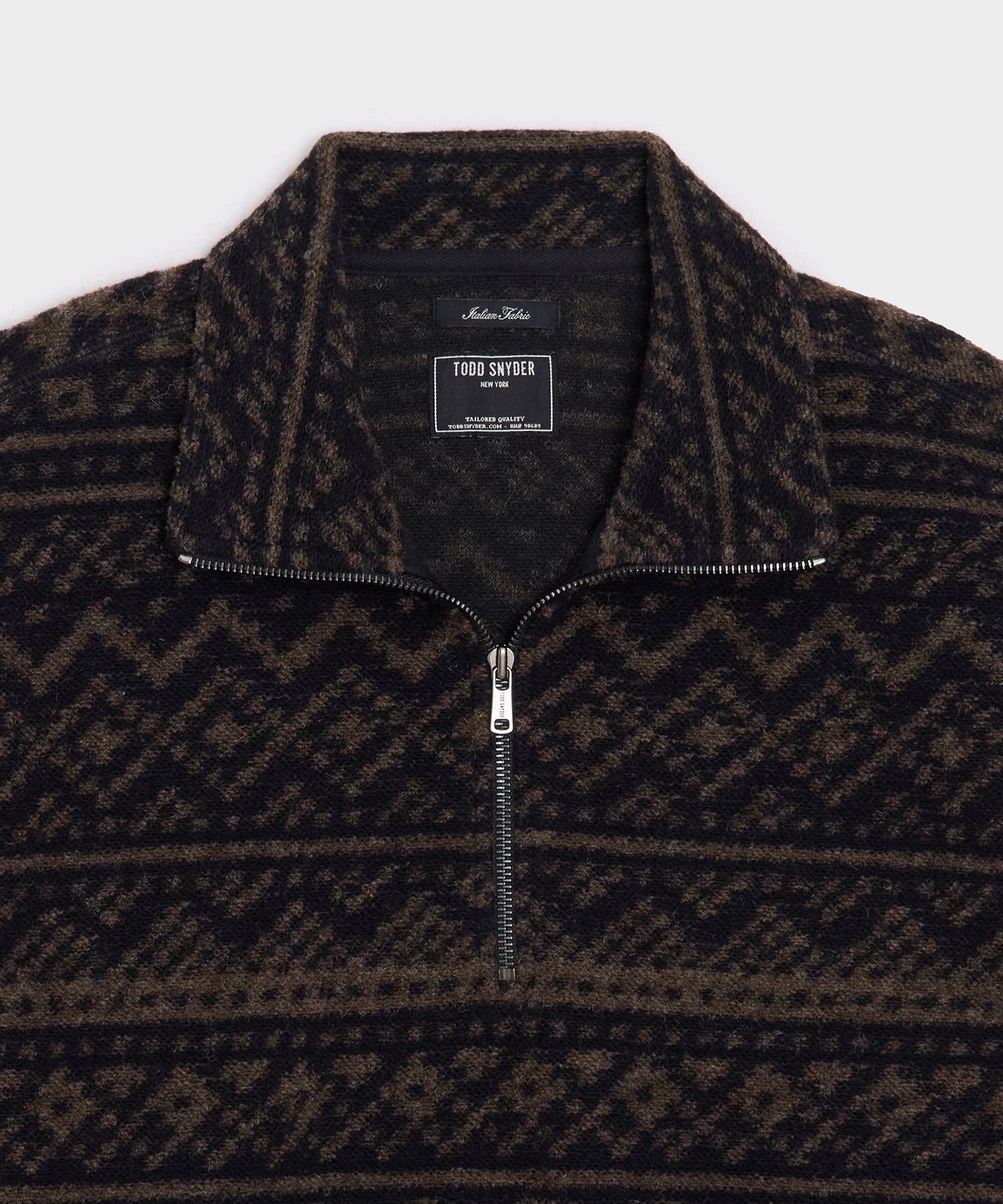 Italian Wool Quarter-Zip Pullover - Image 6