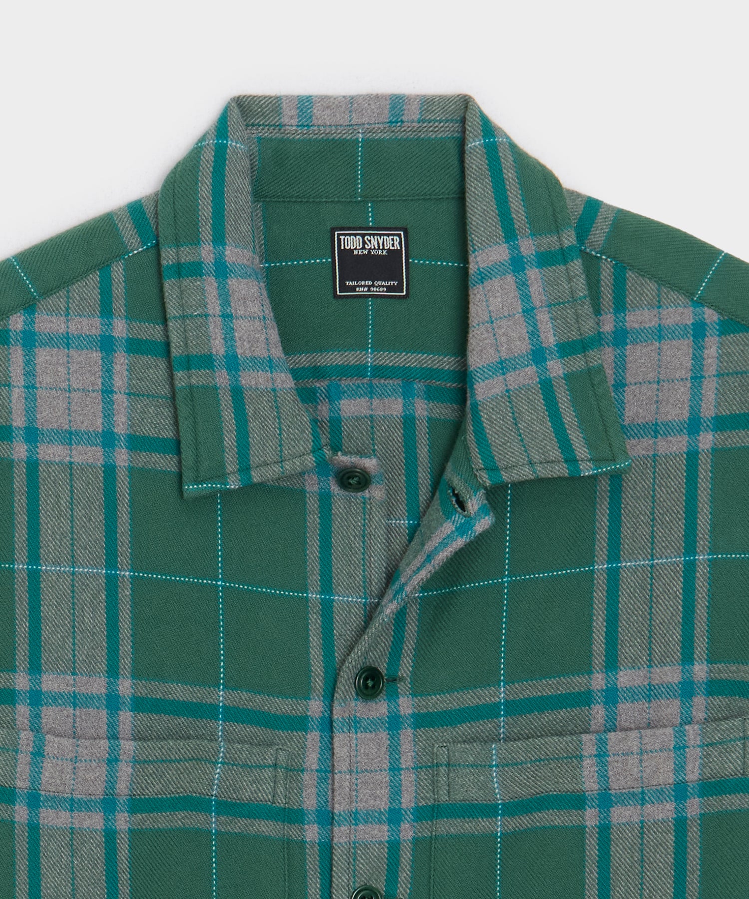 Italian Double-Brushed Flannel Shirt - Image 6