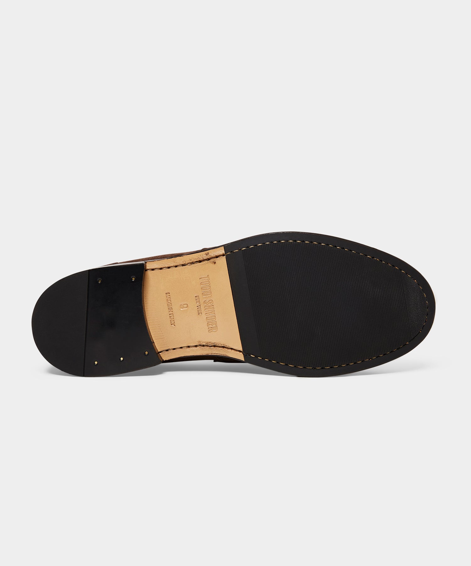 Italian Suede Penny Loafer - Image 7