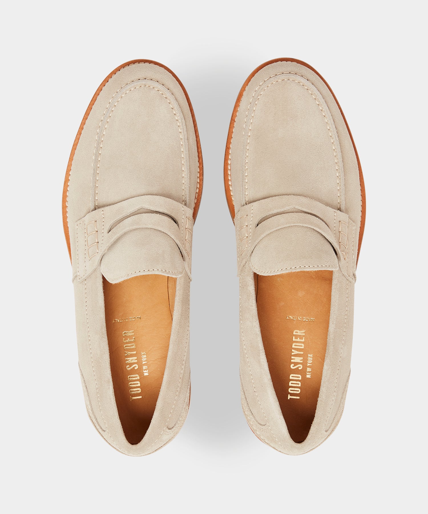Italian Suede Penny Loafer - Image 3