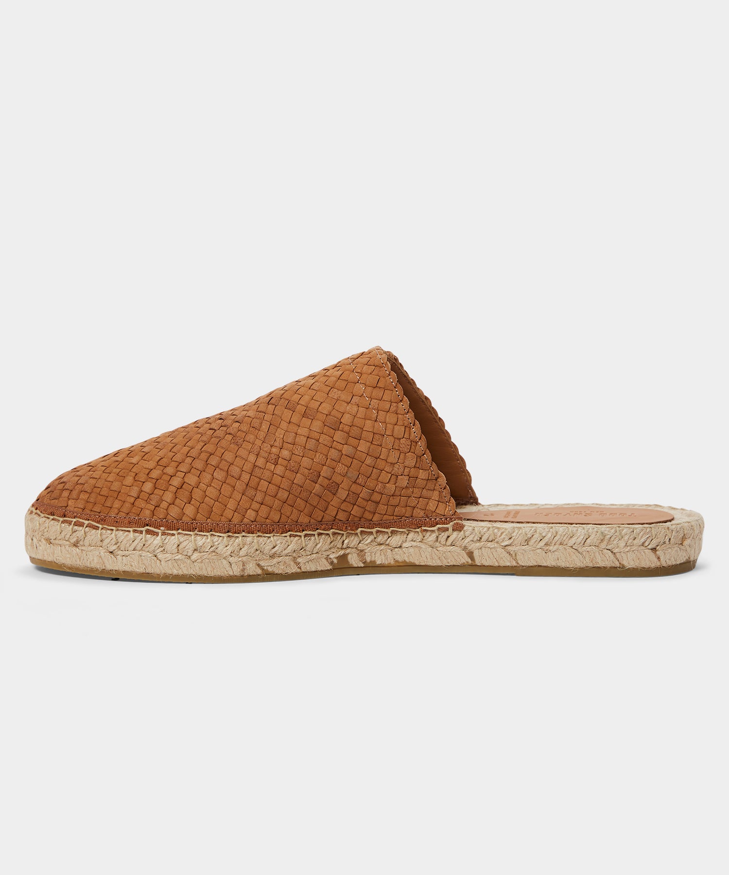 Woven Leather Espadrille Mule - Image 5