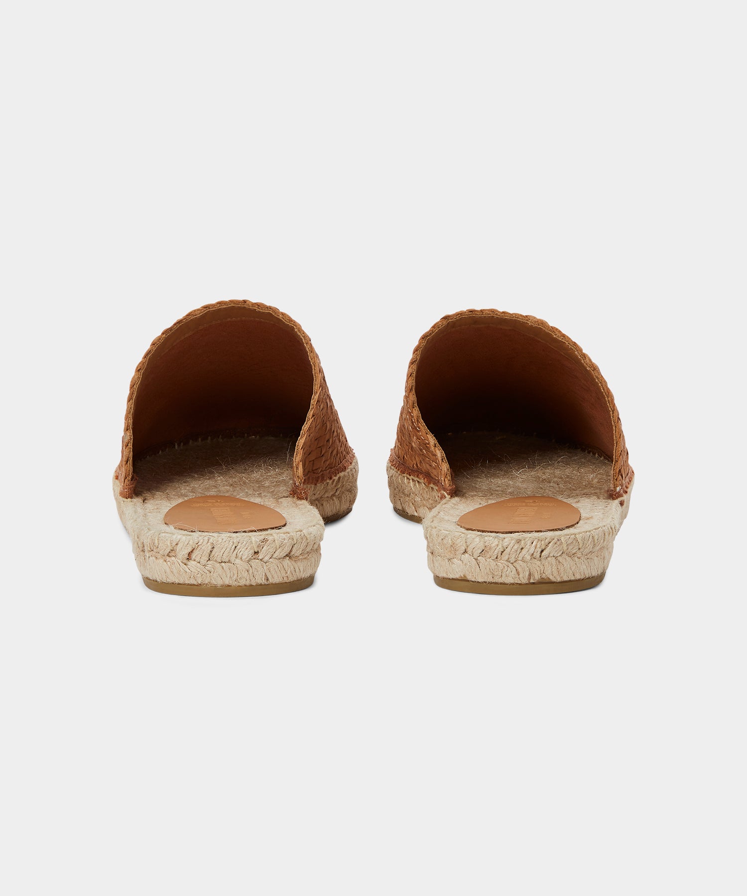 Woven Leather Espadrille Mule - Image 6