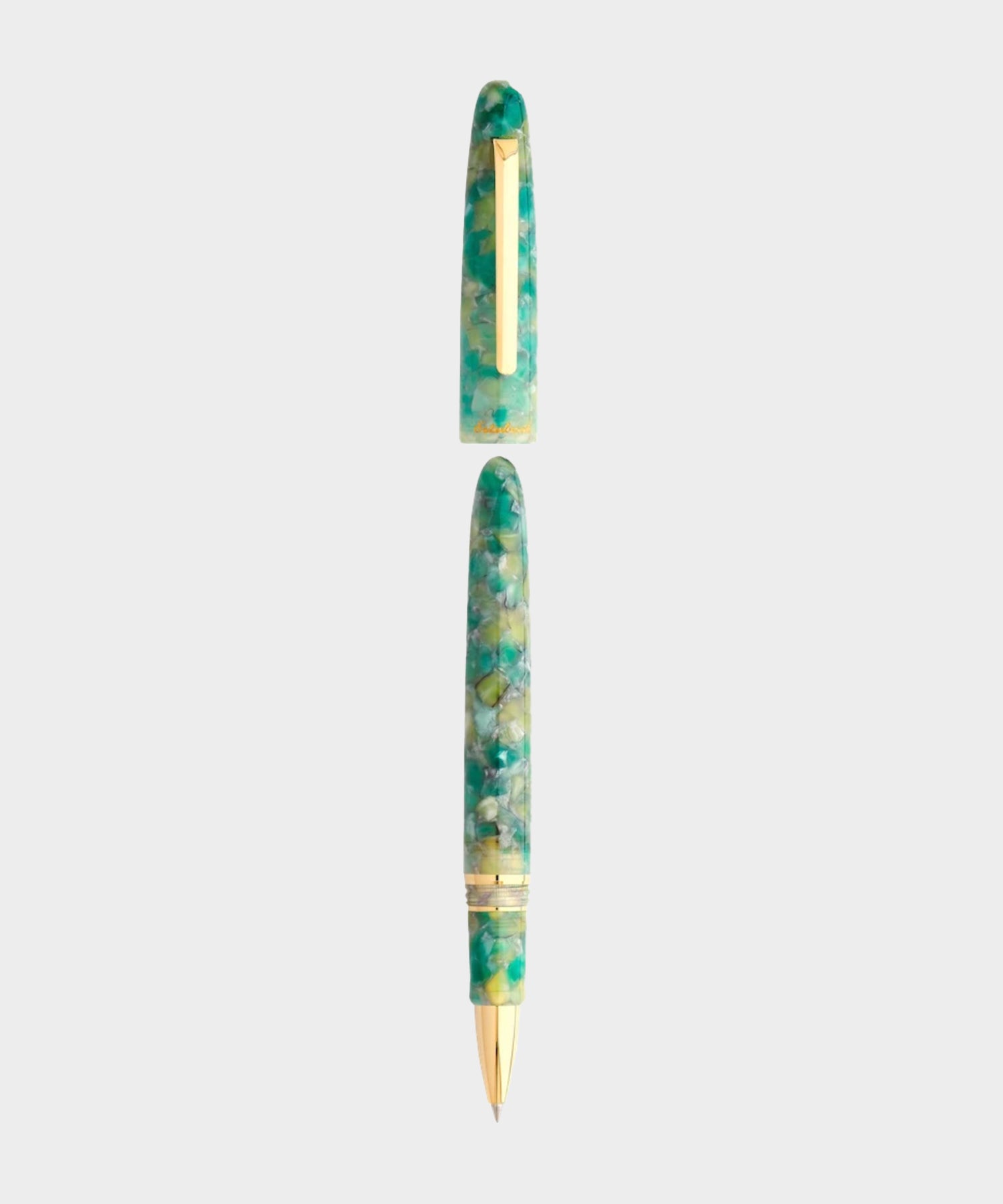 Esterbrook Estie Rollerball Pen in Sea Glass + Gold - Image 2