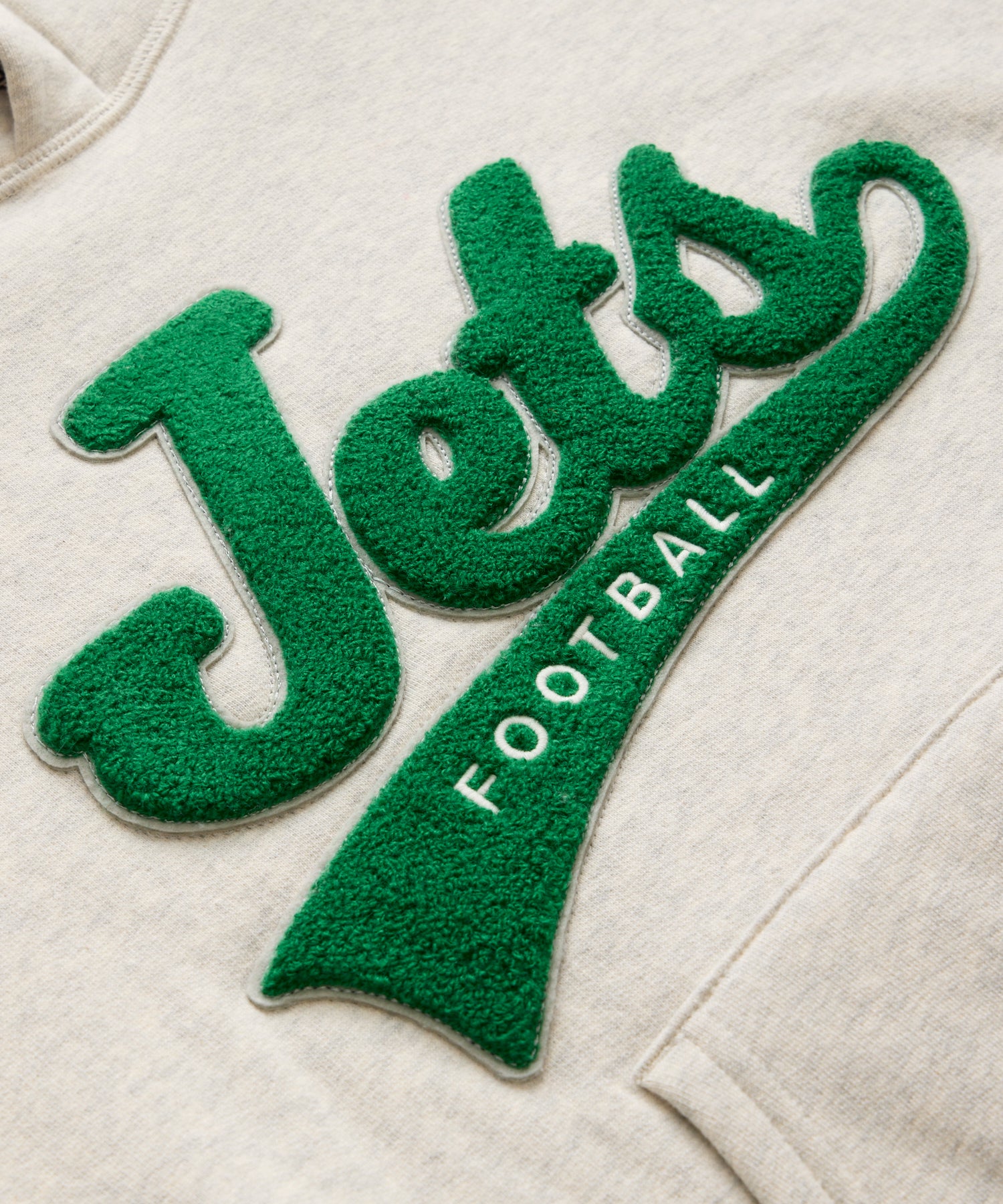 Todd Snyder by Fanatics for NFL Jets Oversized Fleece Hoodie - Image 2