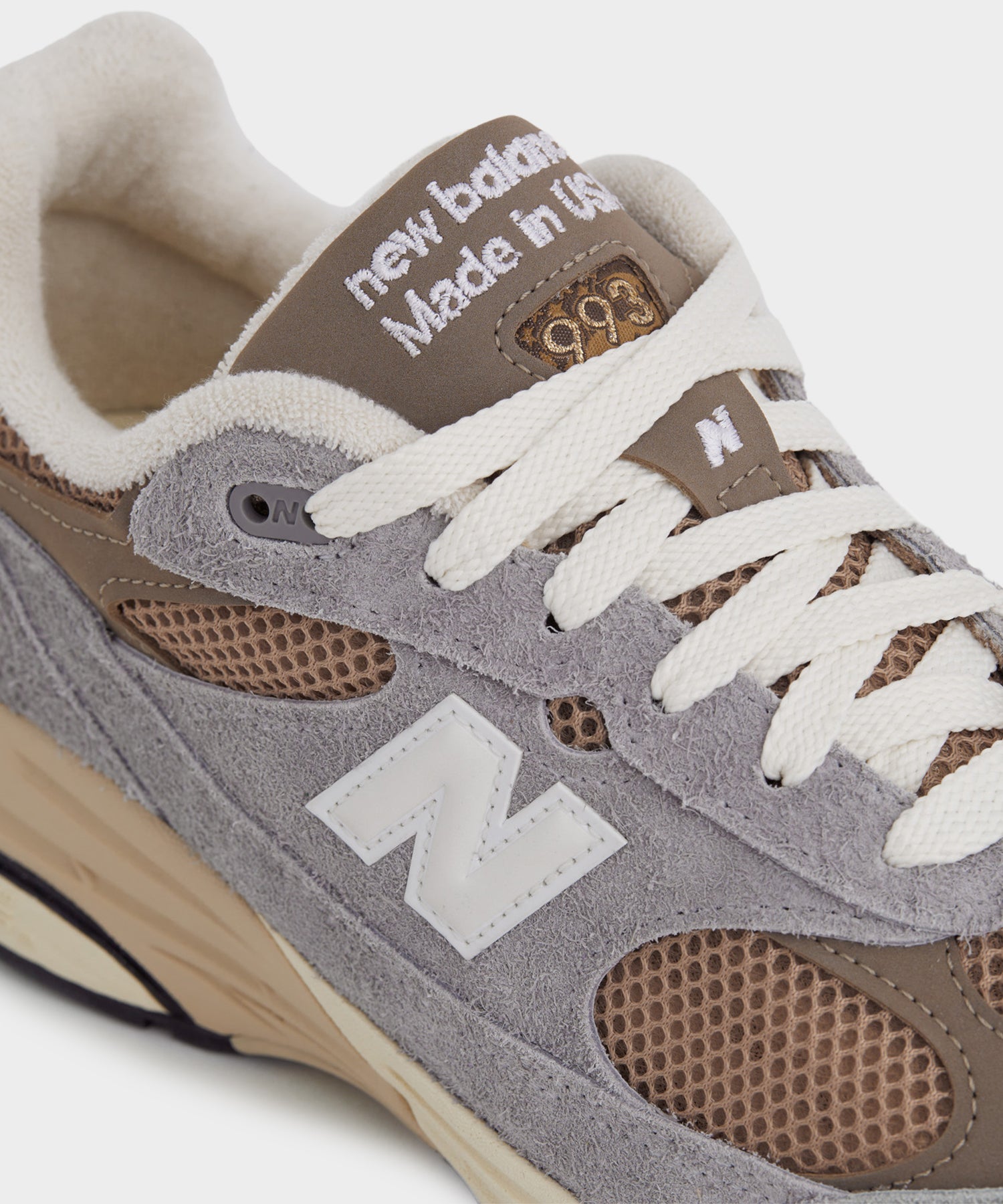 New Balance Made in USA 993 in Shadow Grey Driftwood - Image 4