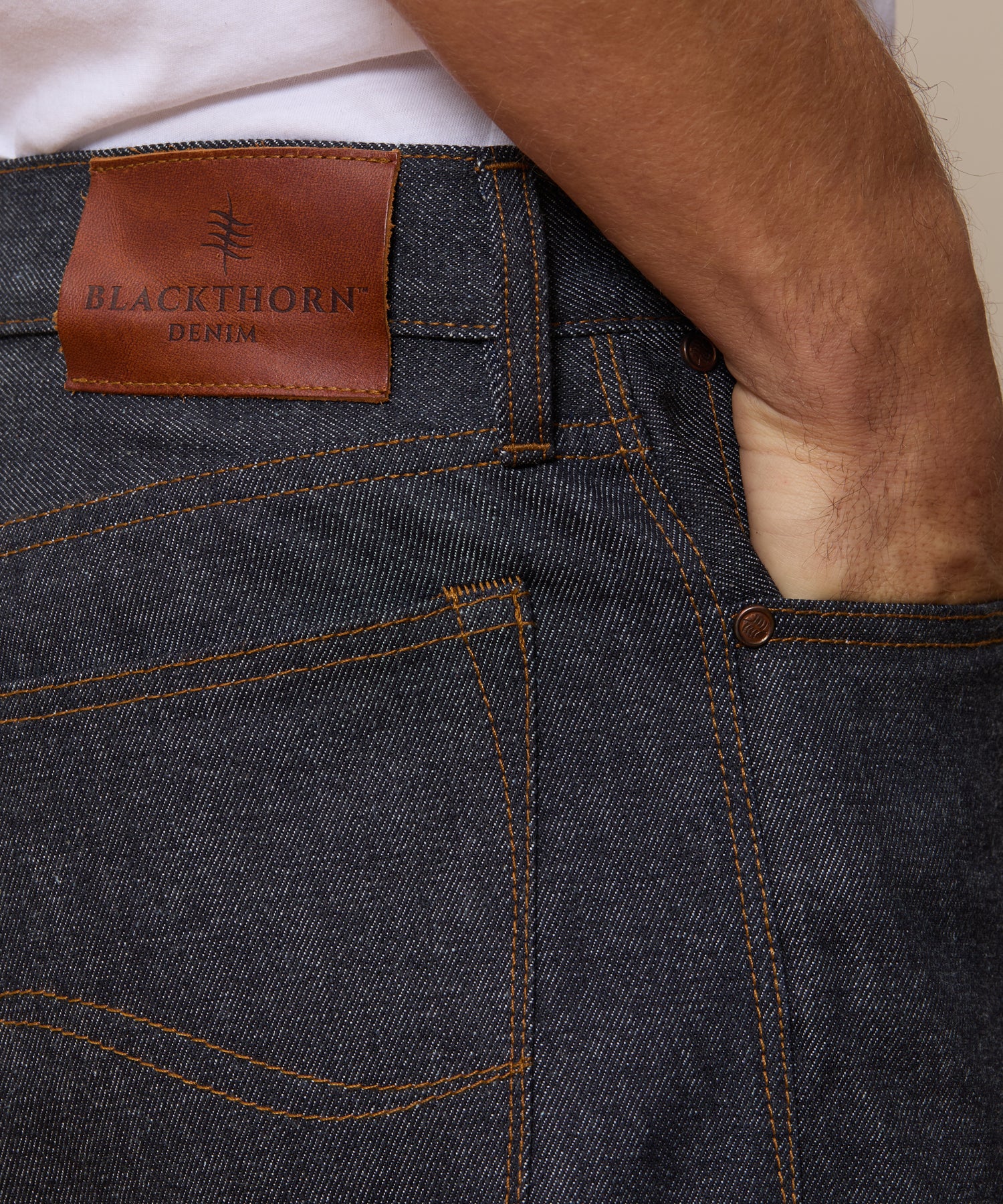 Blackthorn Denim Chieftain Straight Jean in Indigo - Image 5