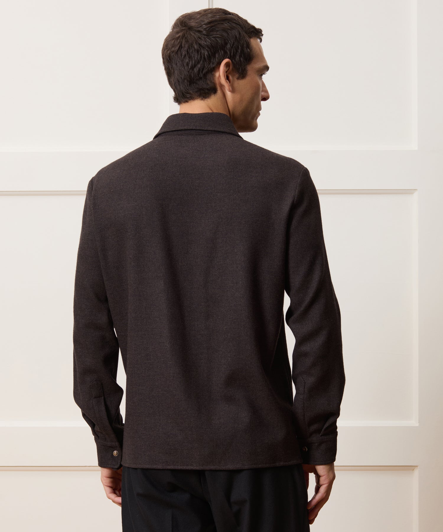 Pescarolo Italian Wool Shirt - Image 5