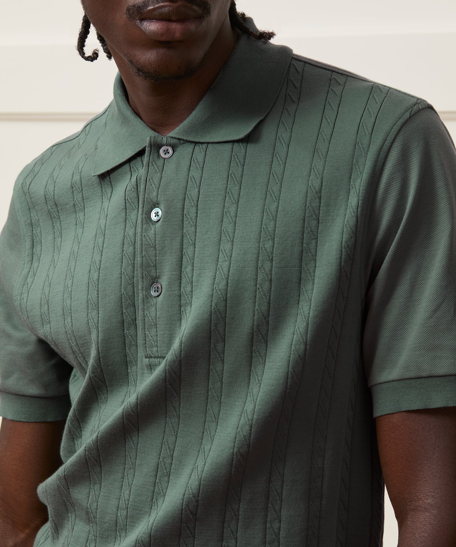 Cotton Cable Polo - Image 4