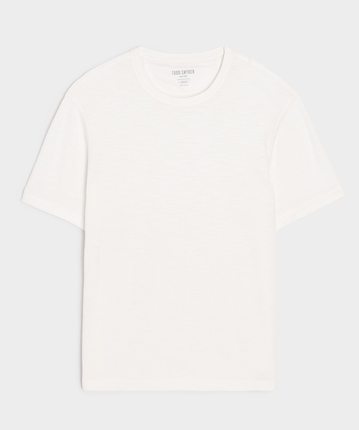 Lightweight Mini Waffle Tee