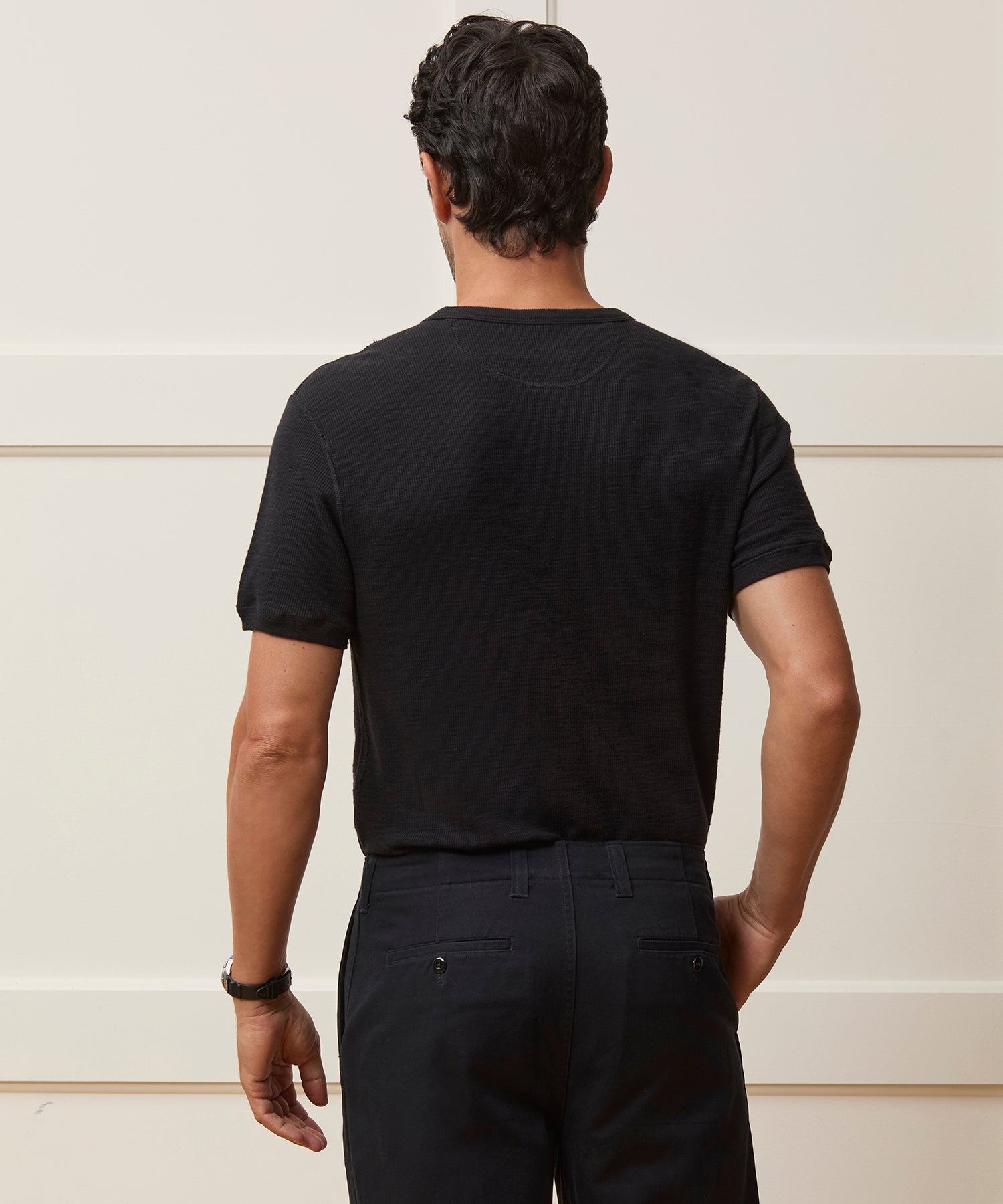 Lightweight Mini Waffle Tee - Image 5