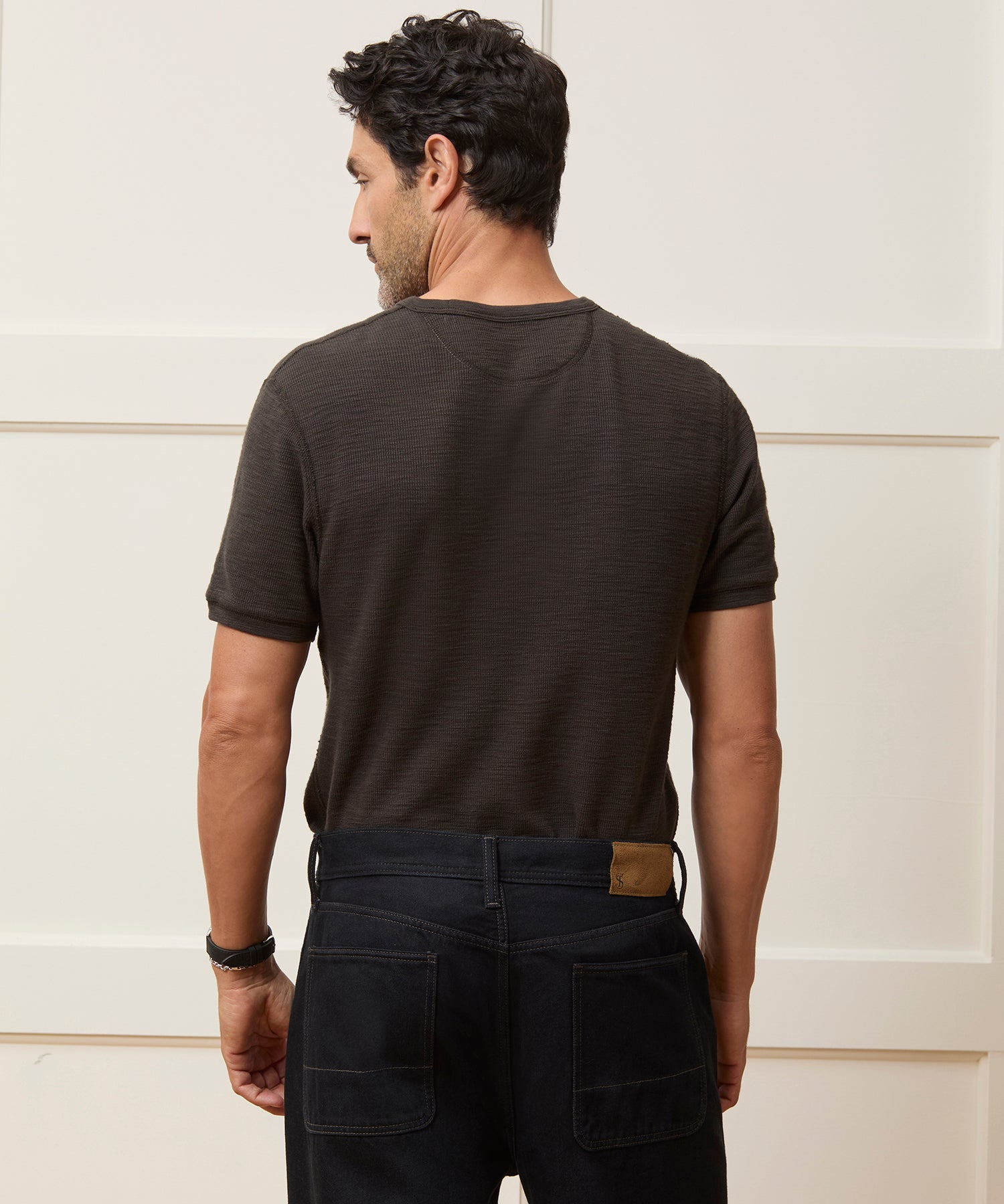 Lightweight Mini Waffle Tee - Image 5