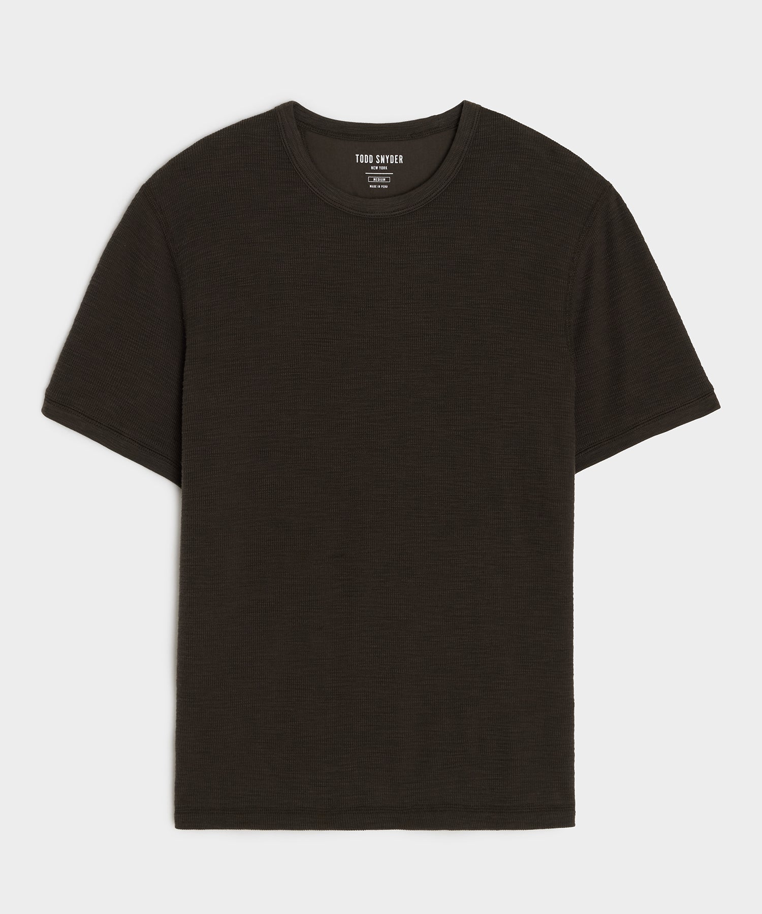 Lightweight Mini Waffle Tee