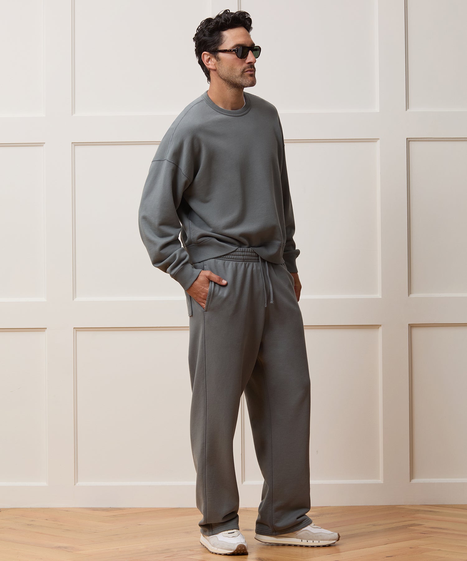 Relaxed Portuguese Terry Crewneck - Image 3