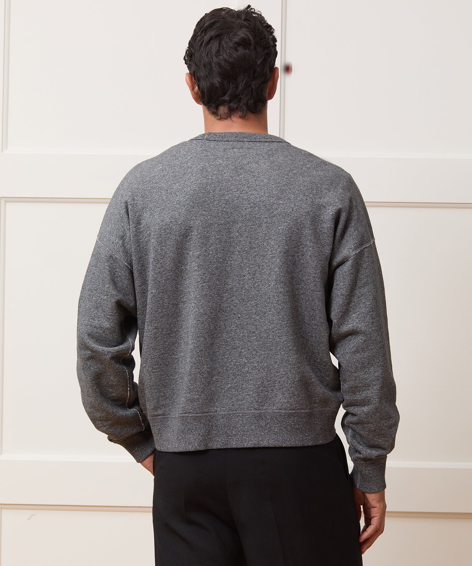 Relaxed Portuguese Terry Crewneck - Image 5