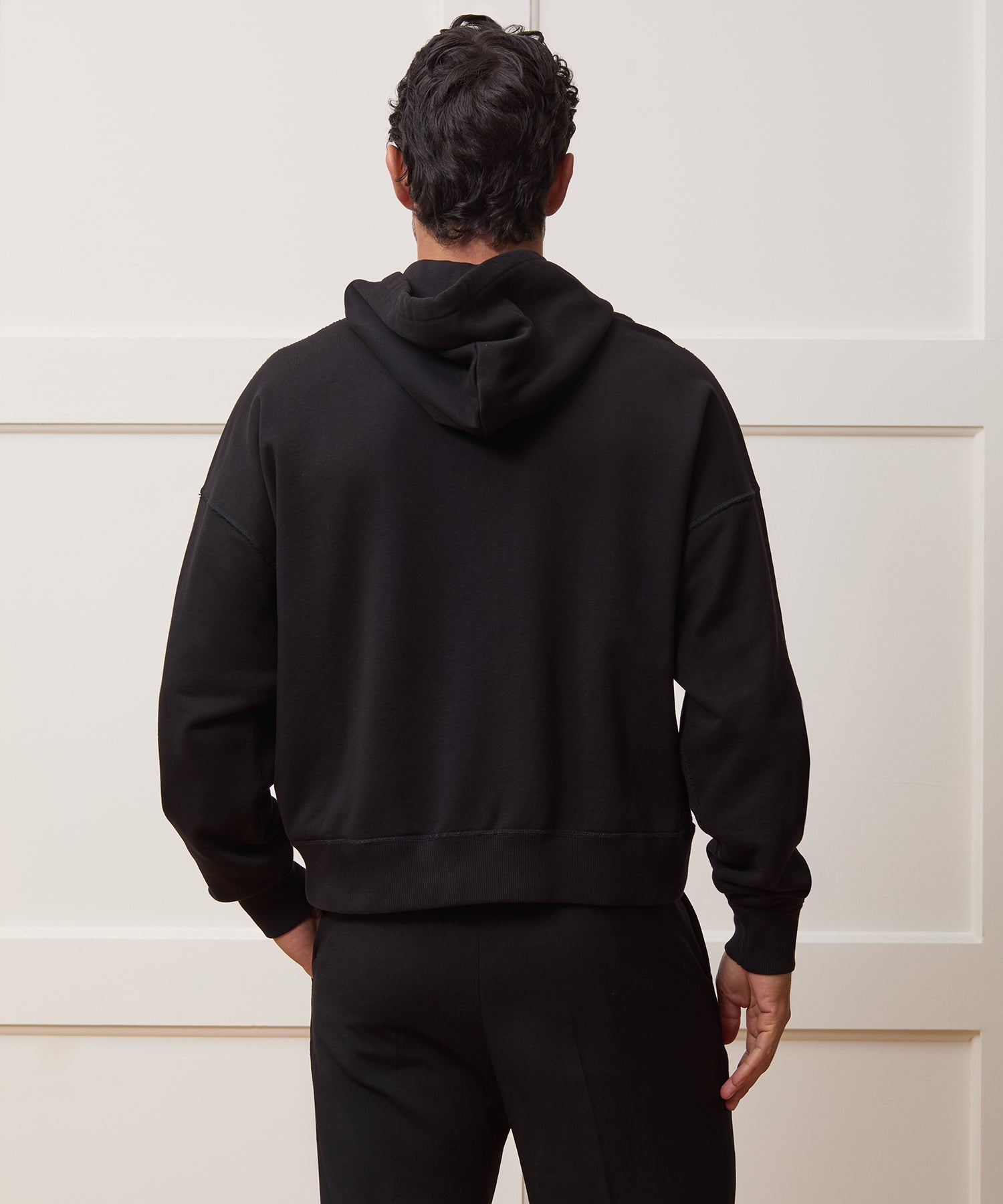 Relaxed Portuguese Terry Full-Zip Hoodie - Image 5