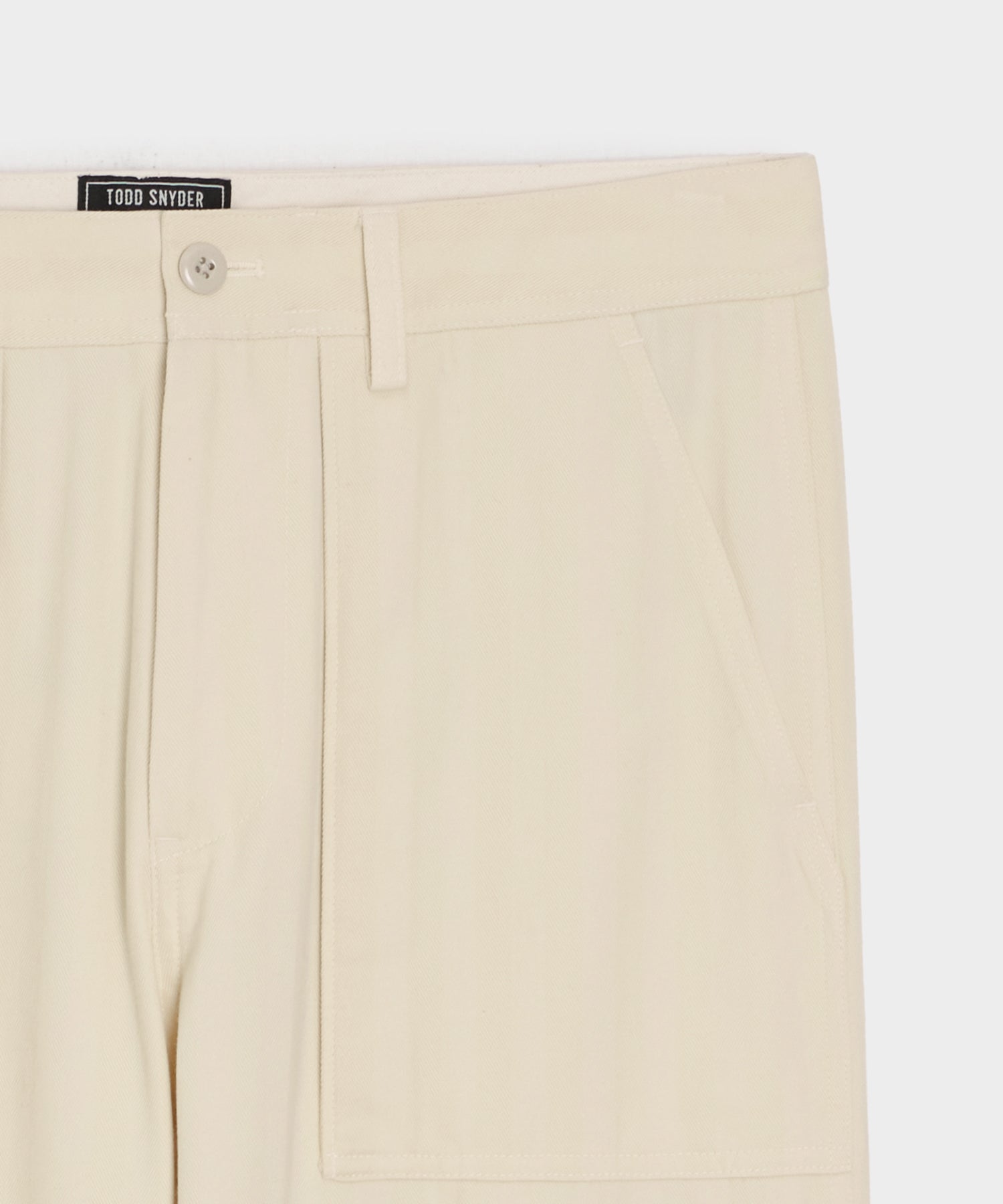 Relaxed Herringbone Twill Camp Pant - Image 6