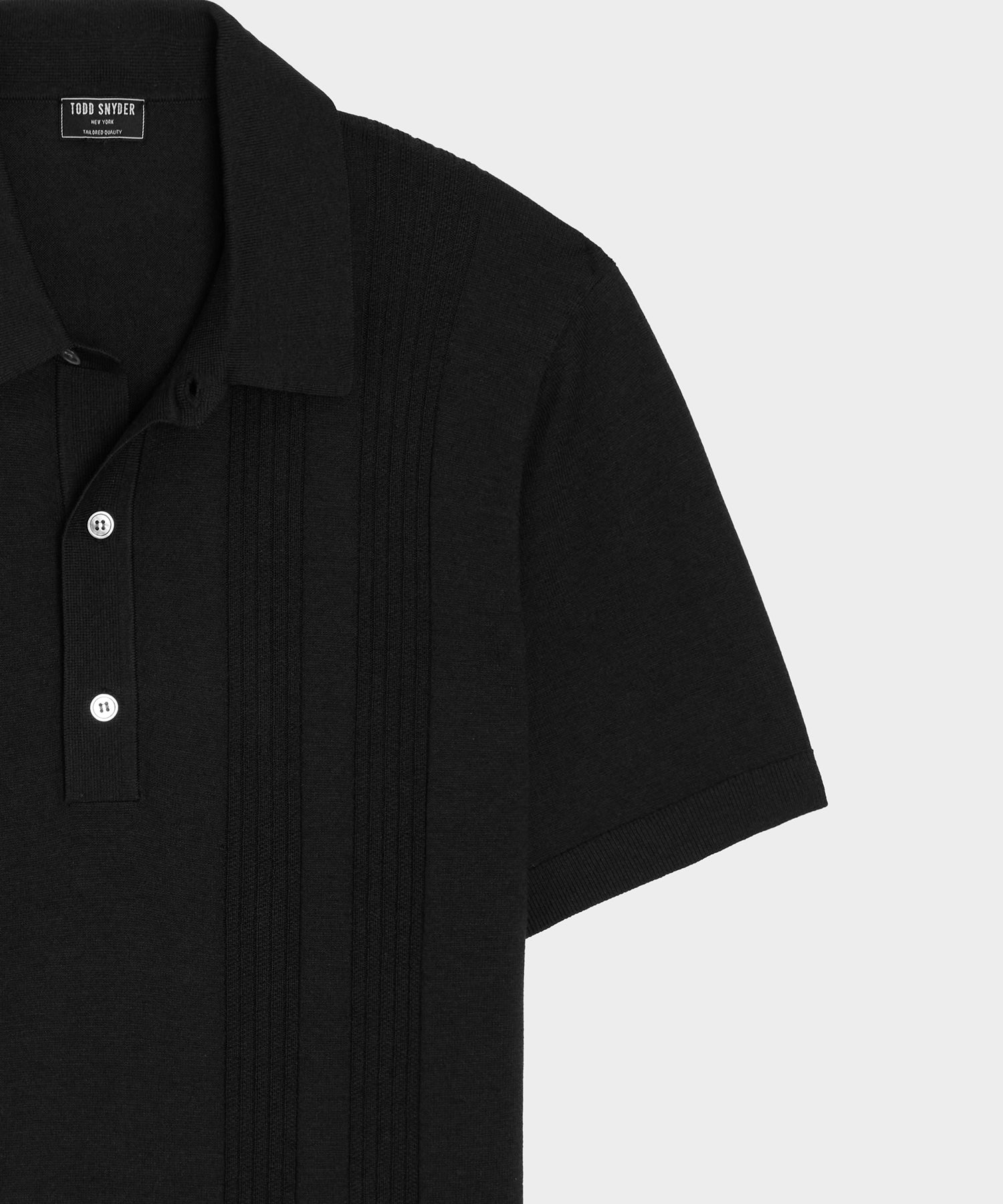 Silk-Cotton Ribbed Sweater Polo - Image 6