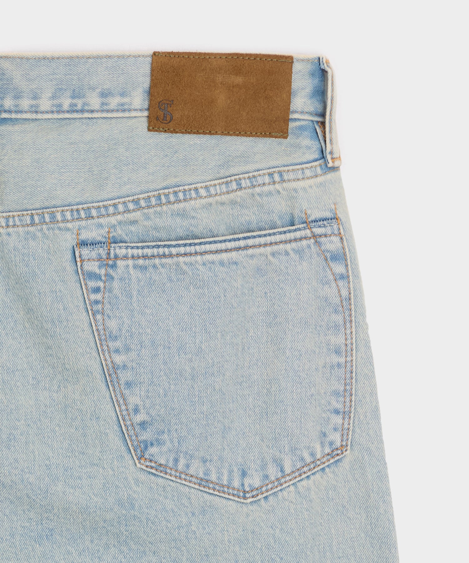 Slim Selvedge Jean in Light Indigo - Image 7