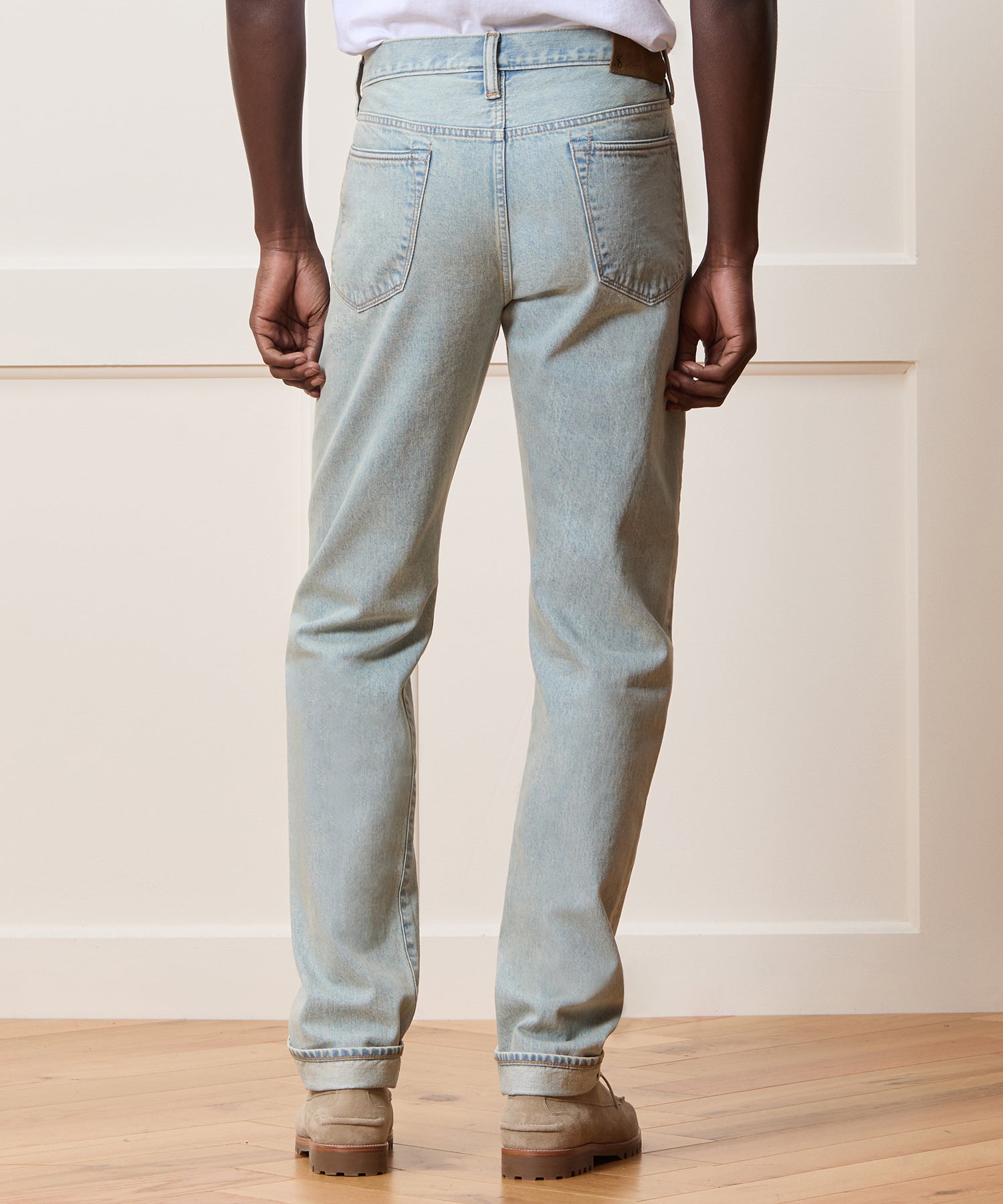 Slim Selvedge Jean in Light Indigo - Image 4