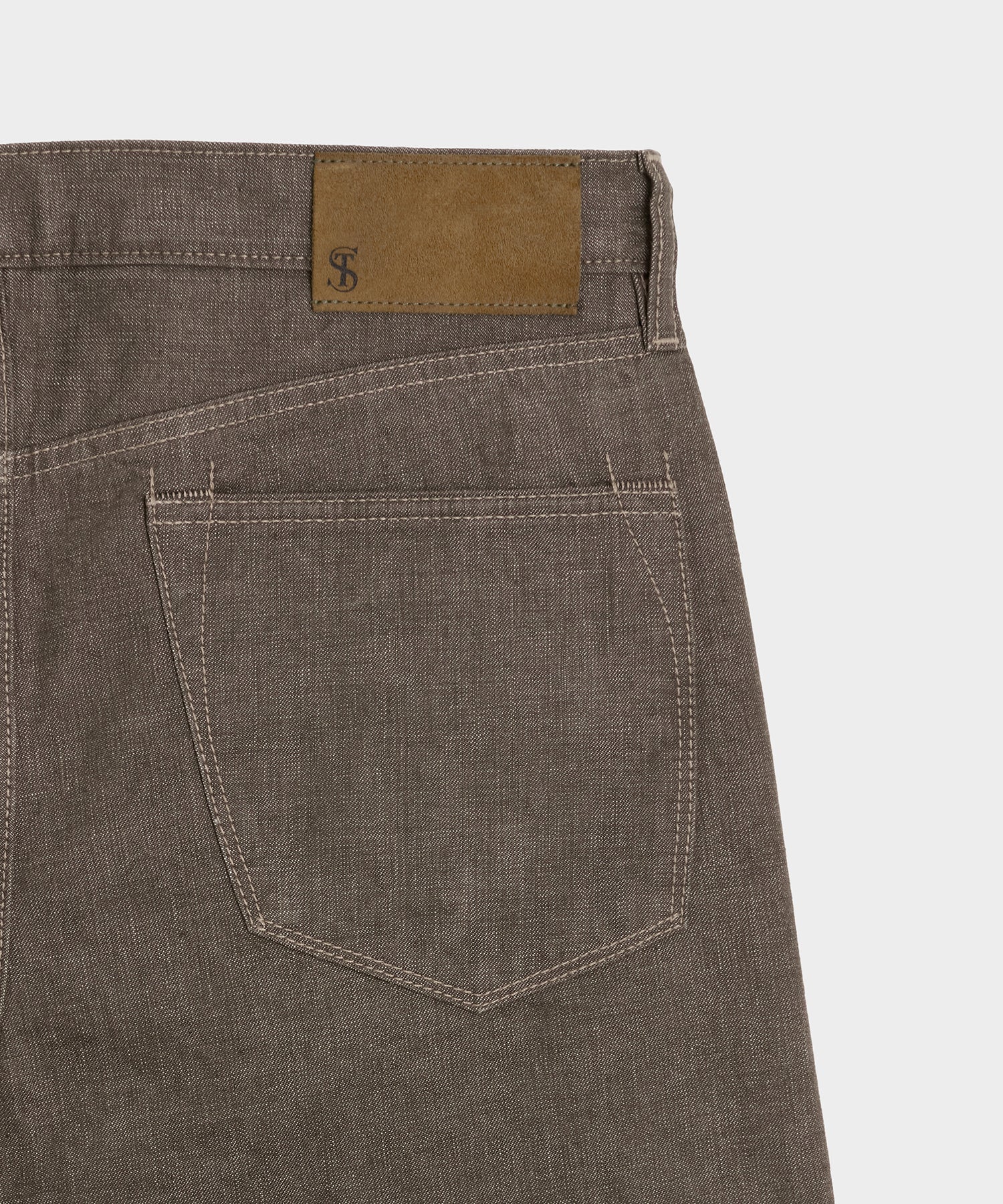 Straight Fit Lightweight Japanese Selvedge Jean in Whiskey - Image 7