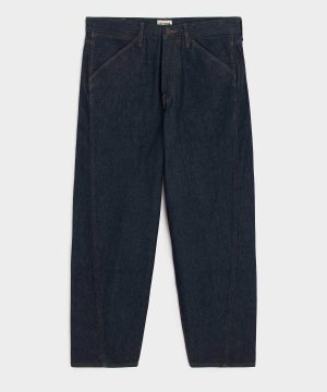Relaxed Barrel Jean in Indigo Rinse