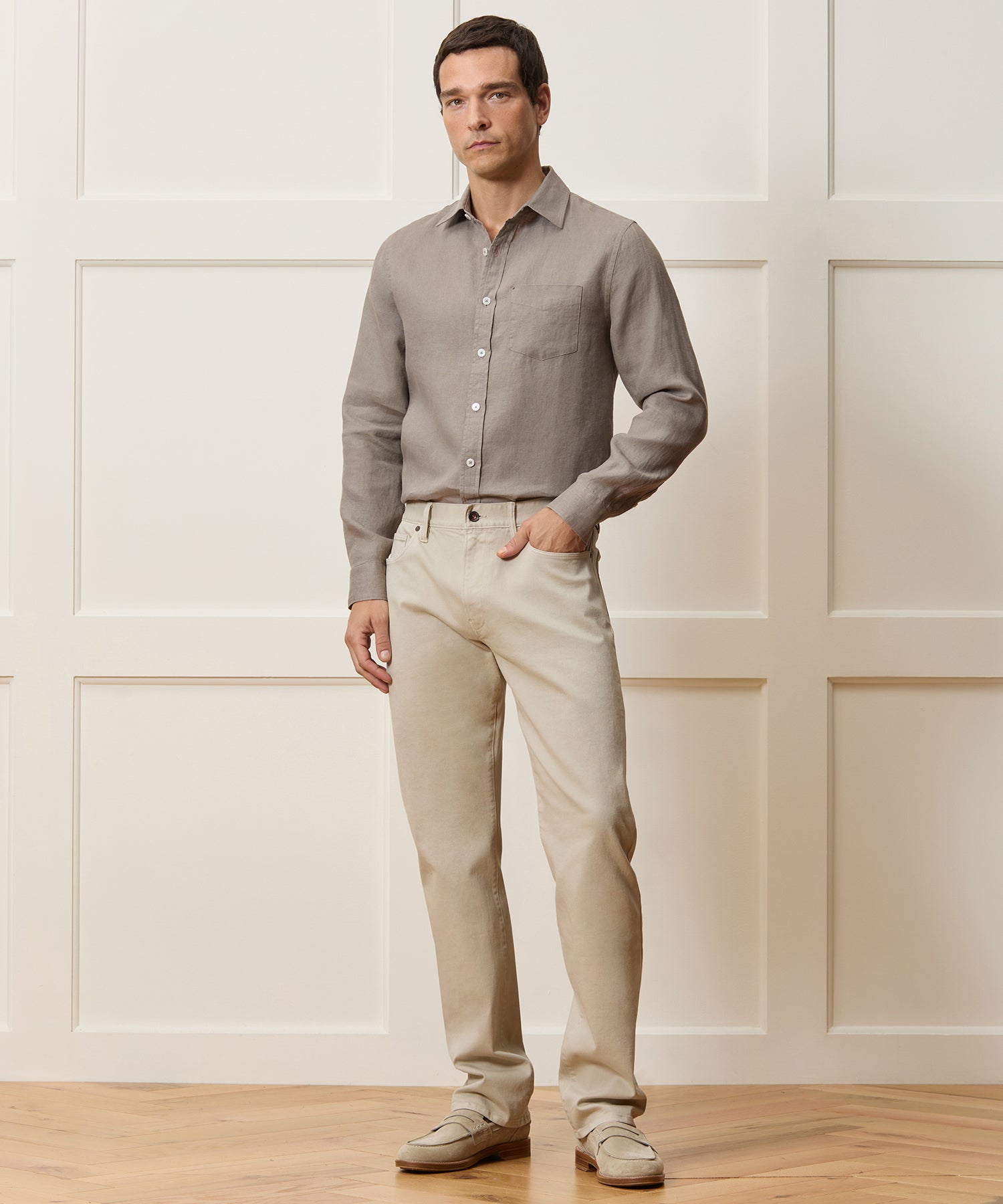 Straight Fit 5-Pocket Chino - Image 3