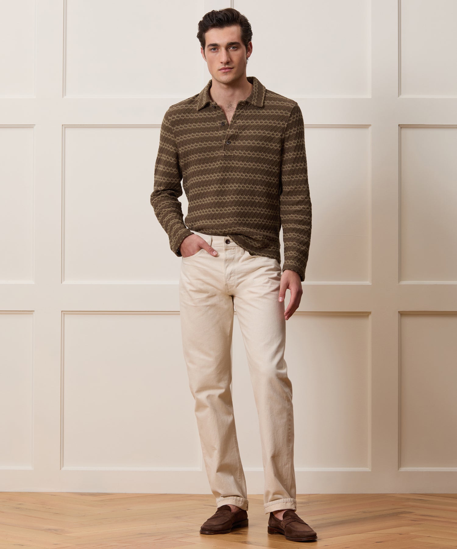 Relaxed Cotton Polo - Image 3