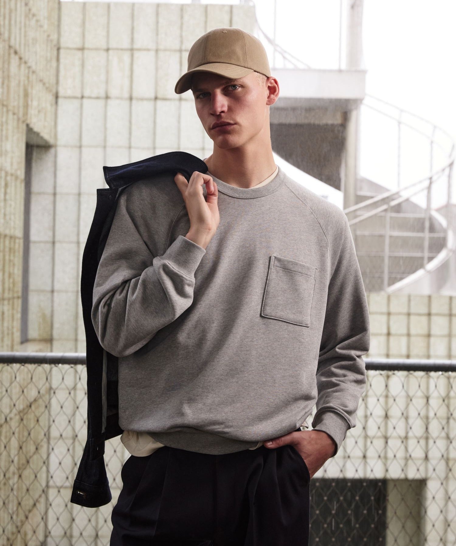 Portuguese Terry Pocket Sweatshirt - Image 6