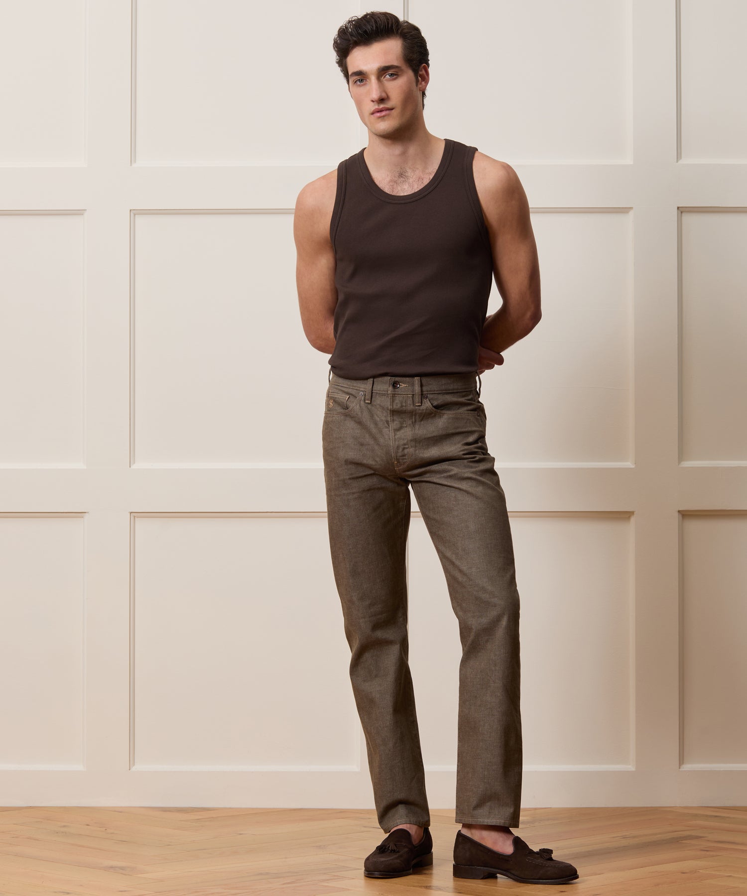 Portuguese Cotton High Neck Tank - Image 3