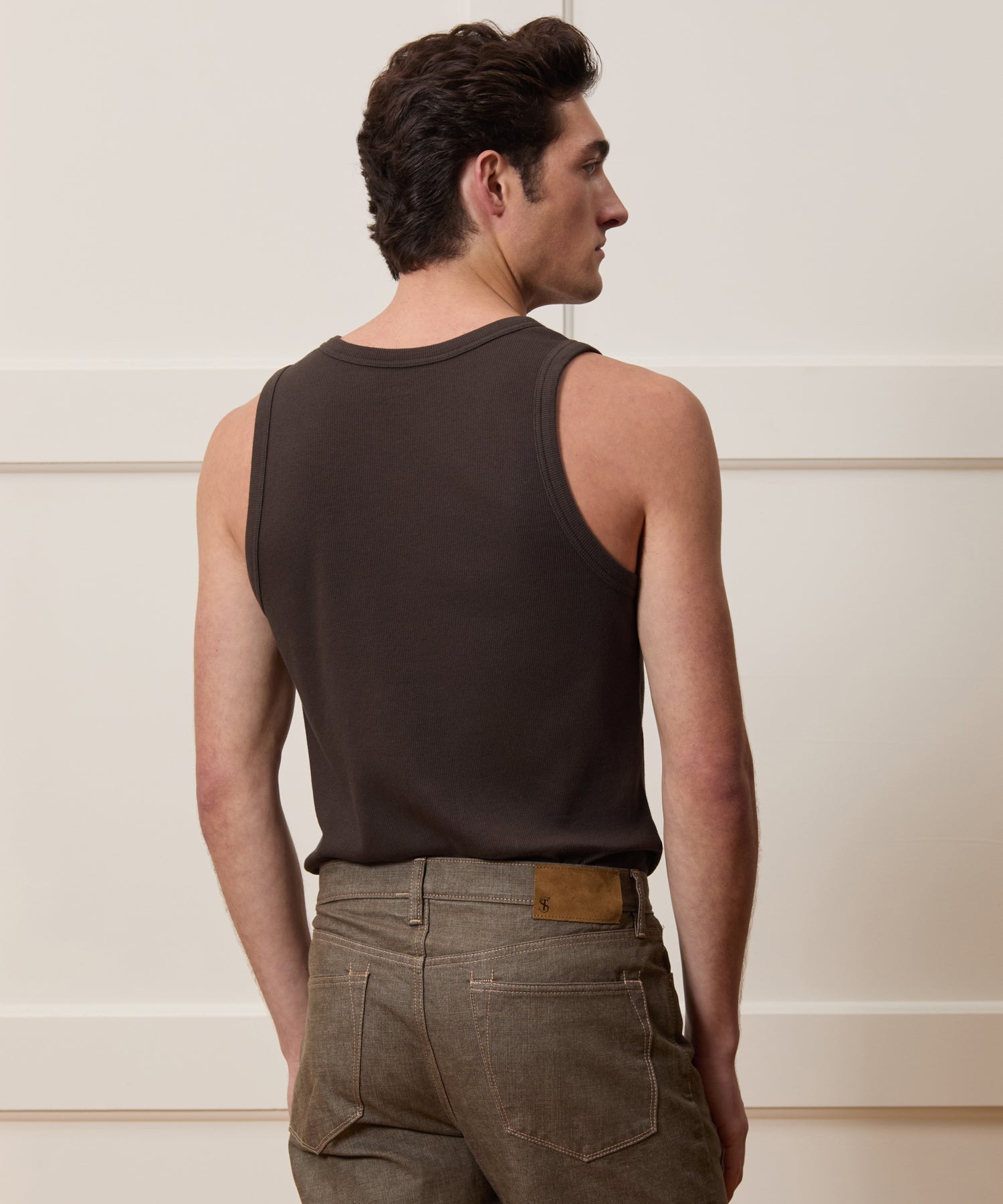 Portuguese Cotton High Neck Tank - Image 5