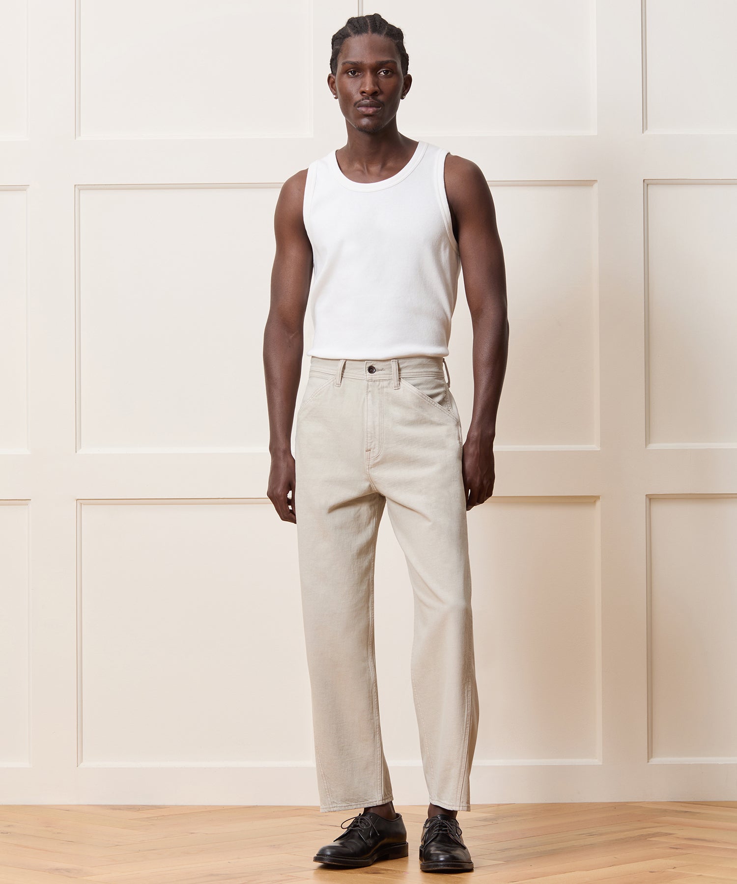 Portuguese Cotton High Neck Tank - Image 3