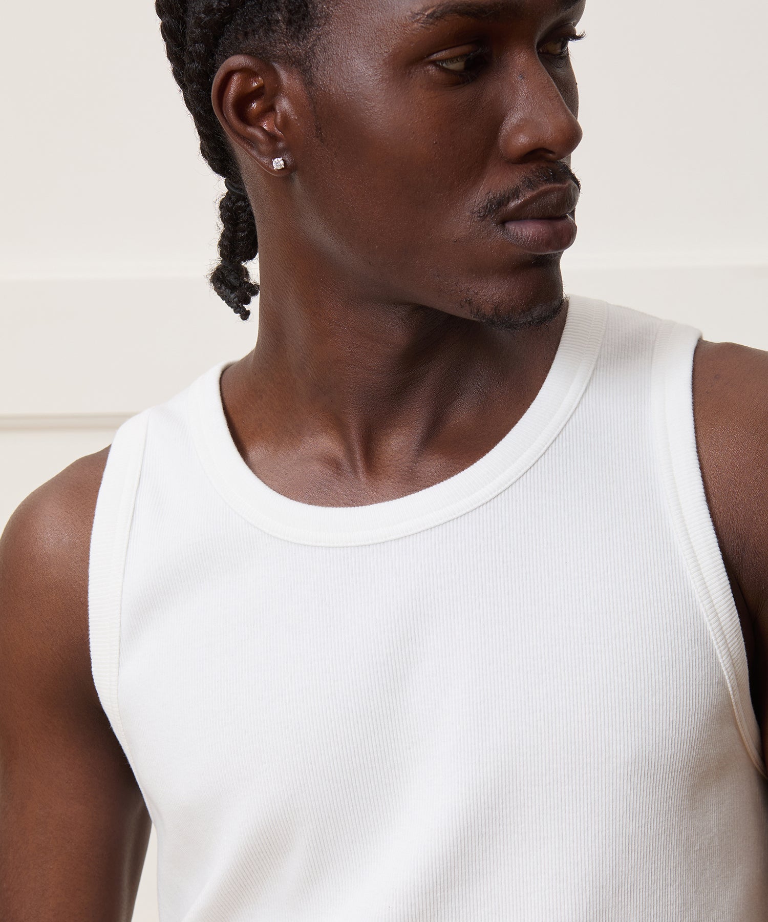 Portuguese Cotton High Neck Tank - Image 4