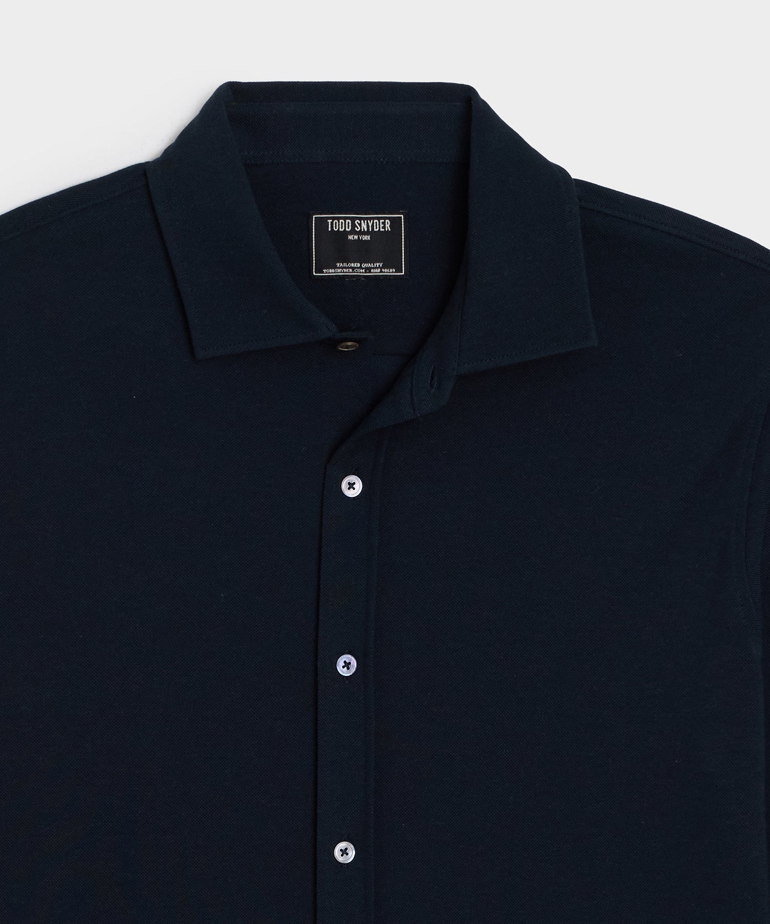 Cotton-Cashmere Pique Dress Shirt - Image 6