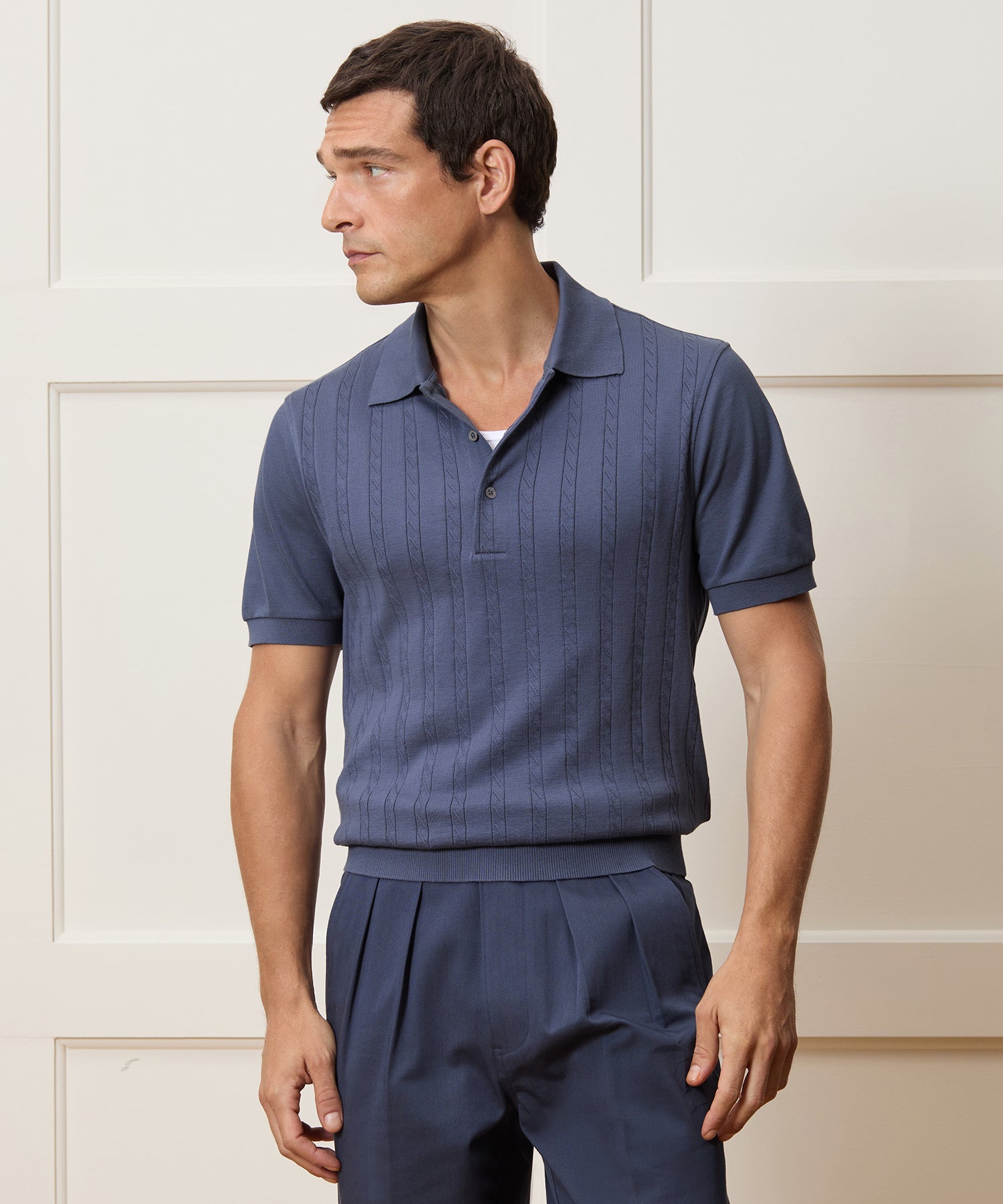 Cotton Cable Polo - Image 2