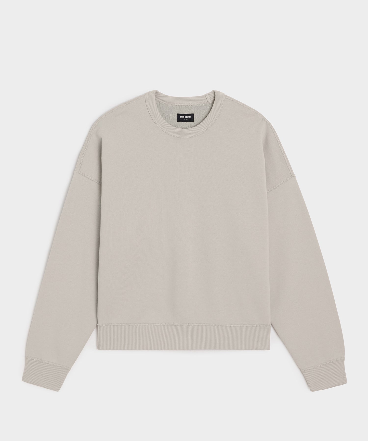 Relaxed Portuguese Terry Crewneck
