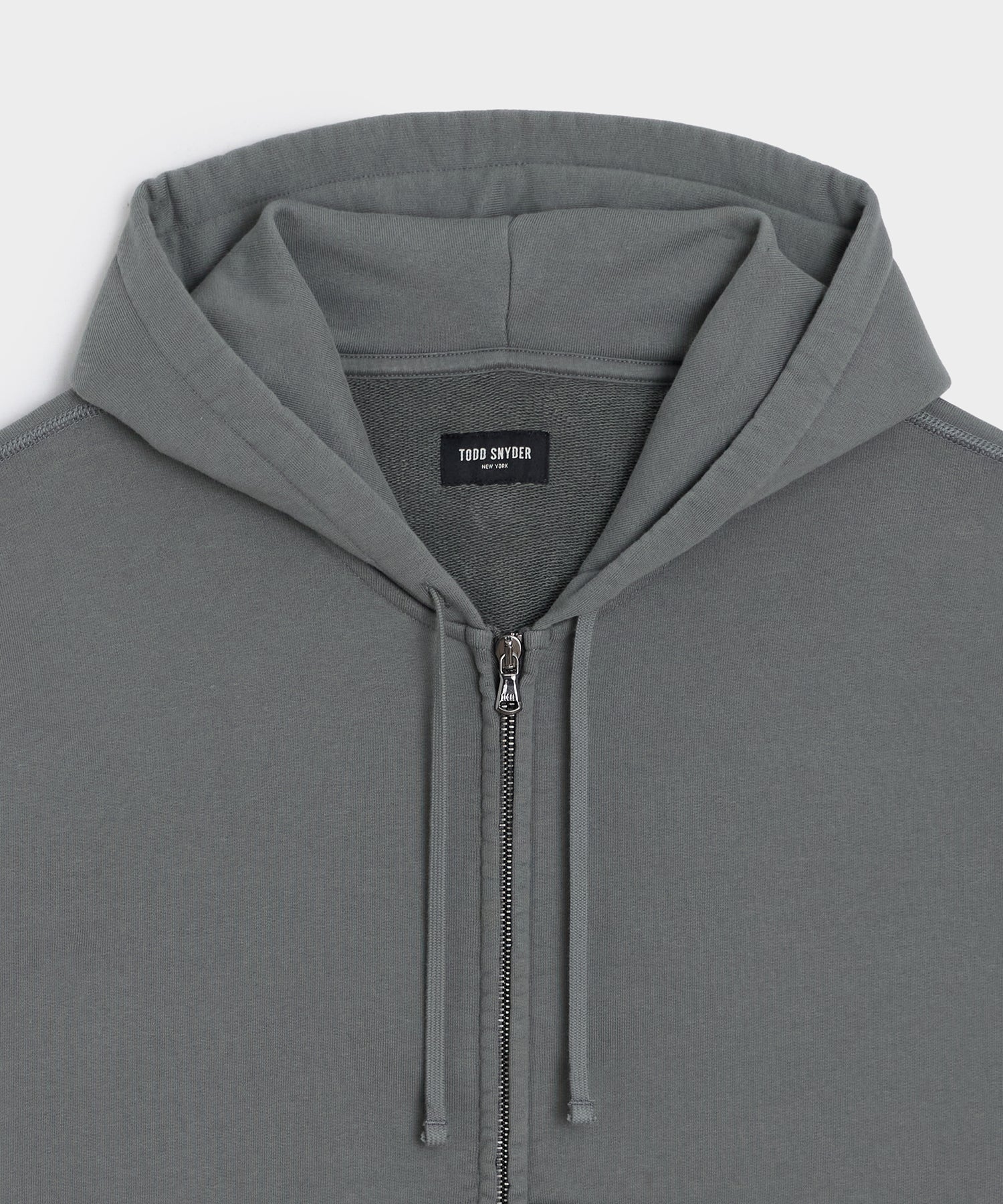 Relaxed Portuguese Terry Full-Zip Hoodie - Image 6