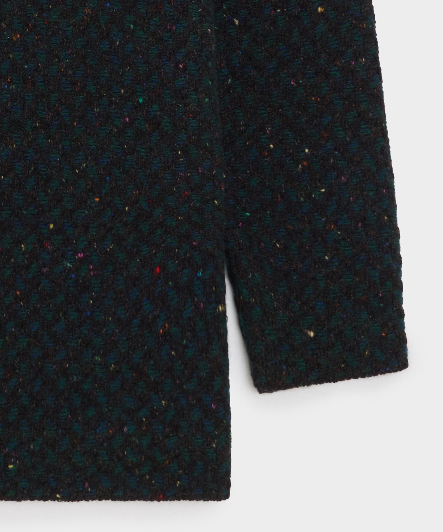 Inis Me??in Merino-Cashmere V-Neck Cardigan in Charcoal - Image 6