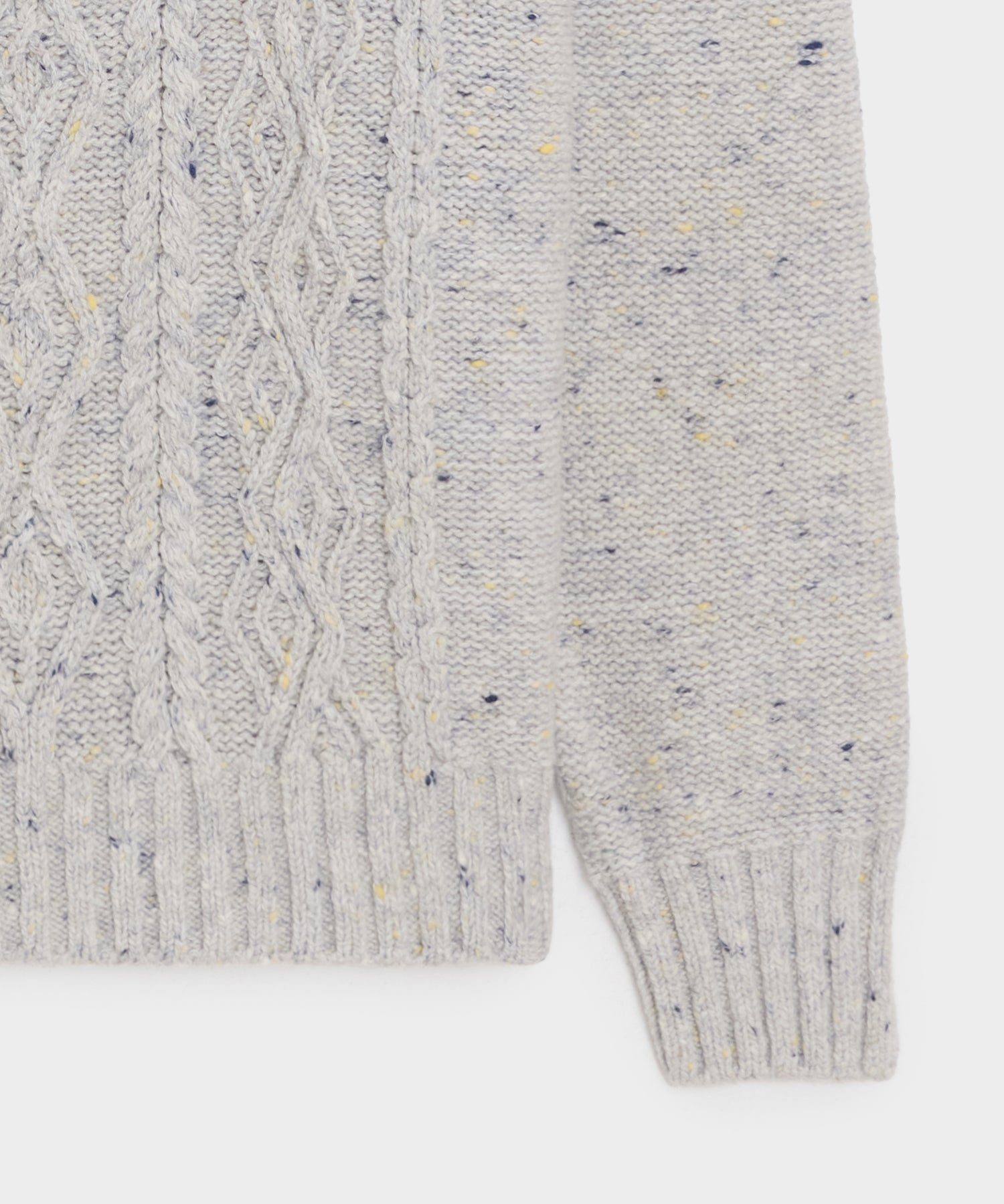 Inis Me??in Cashmere-Merino Aran Turtle Neck - Image 7