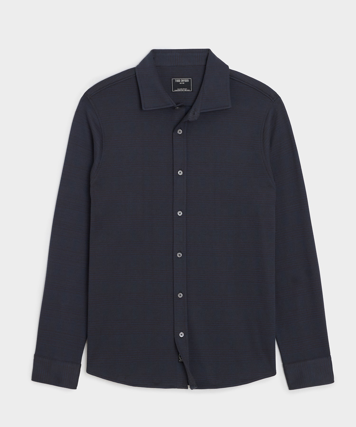 Knit Cotton Dress Shirt